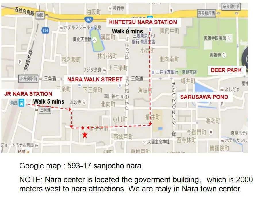 Floor Plan in Nara Deer Hostel - Foreigners Only