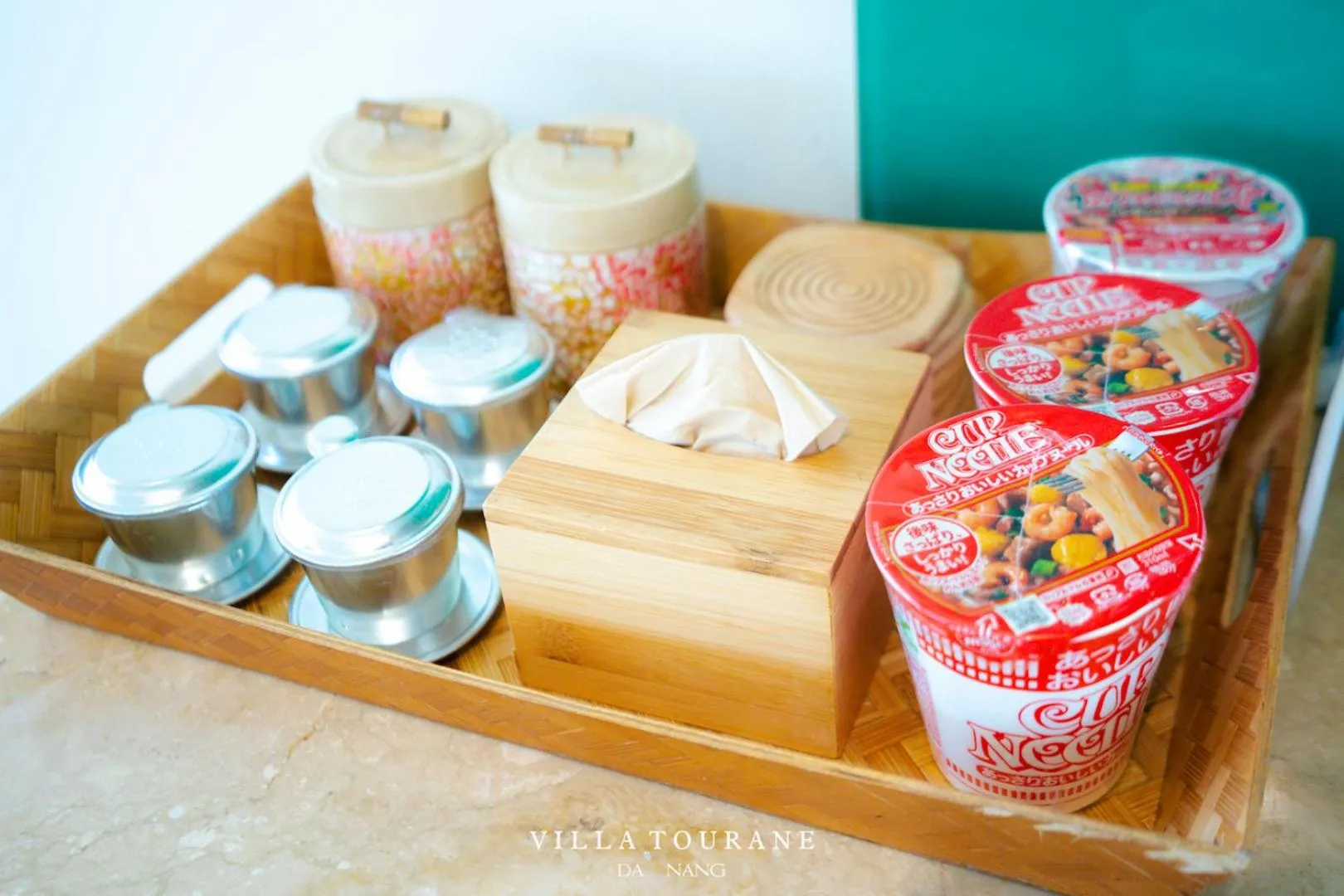 Food and drinks in Villa Tourane