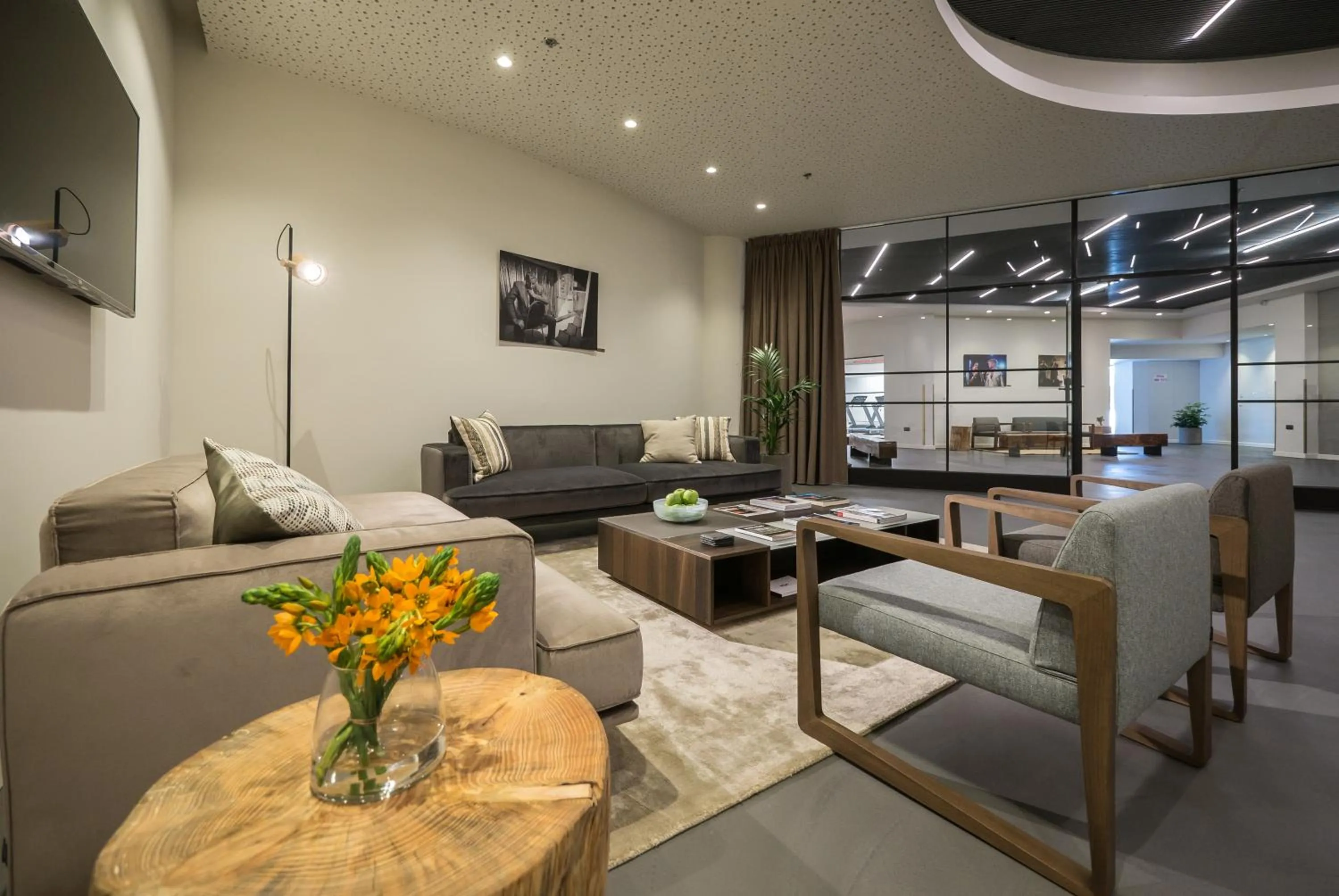 Lounge or bar in La Cappella Business Boutique Hotel