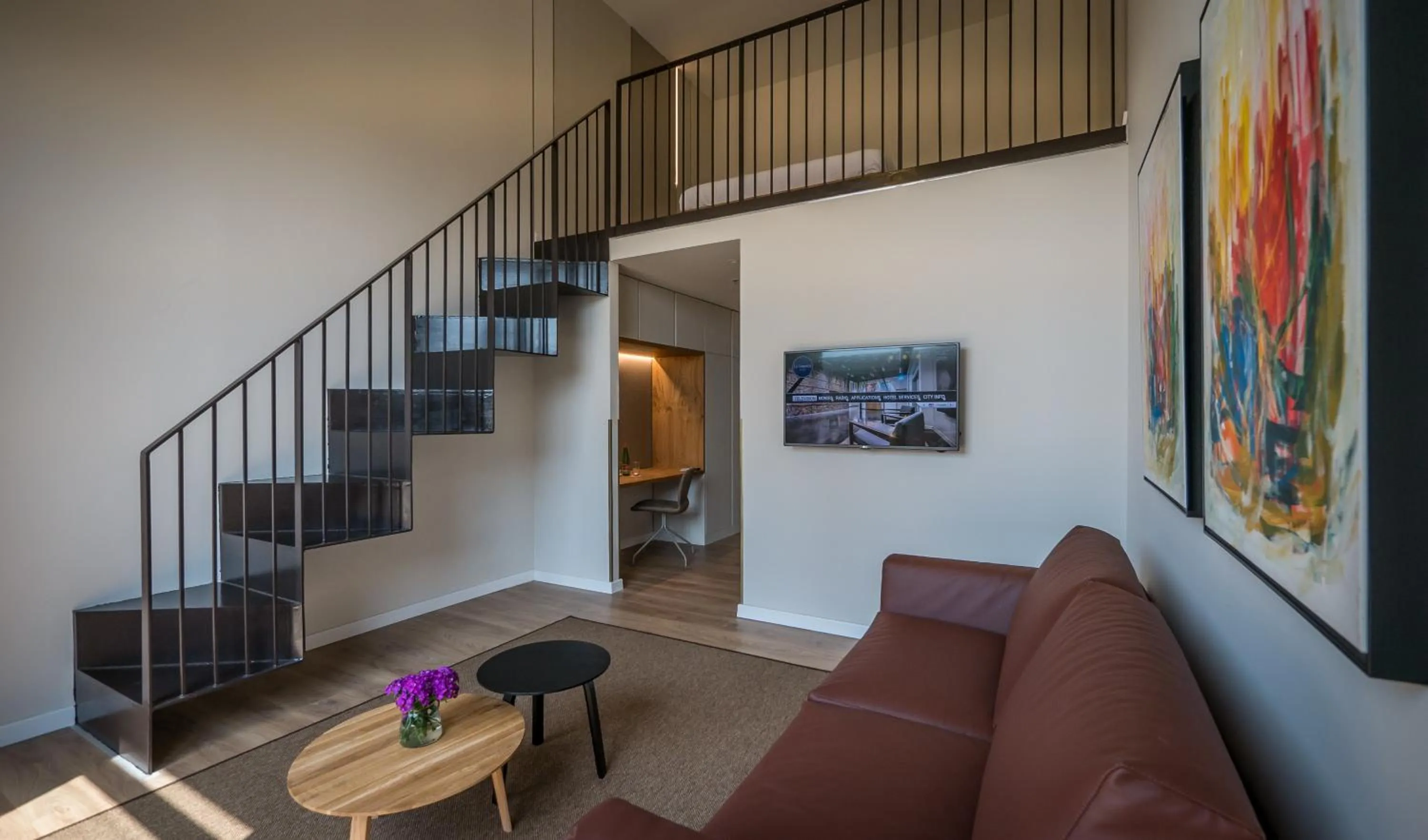 Living room in La Cappella Business Boutique Hotel