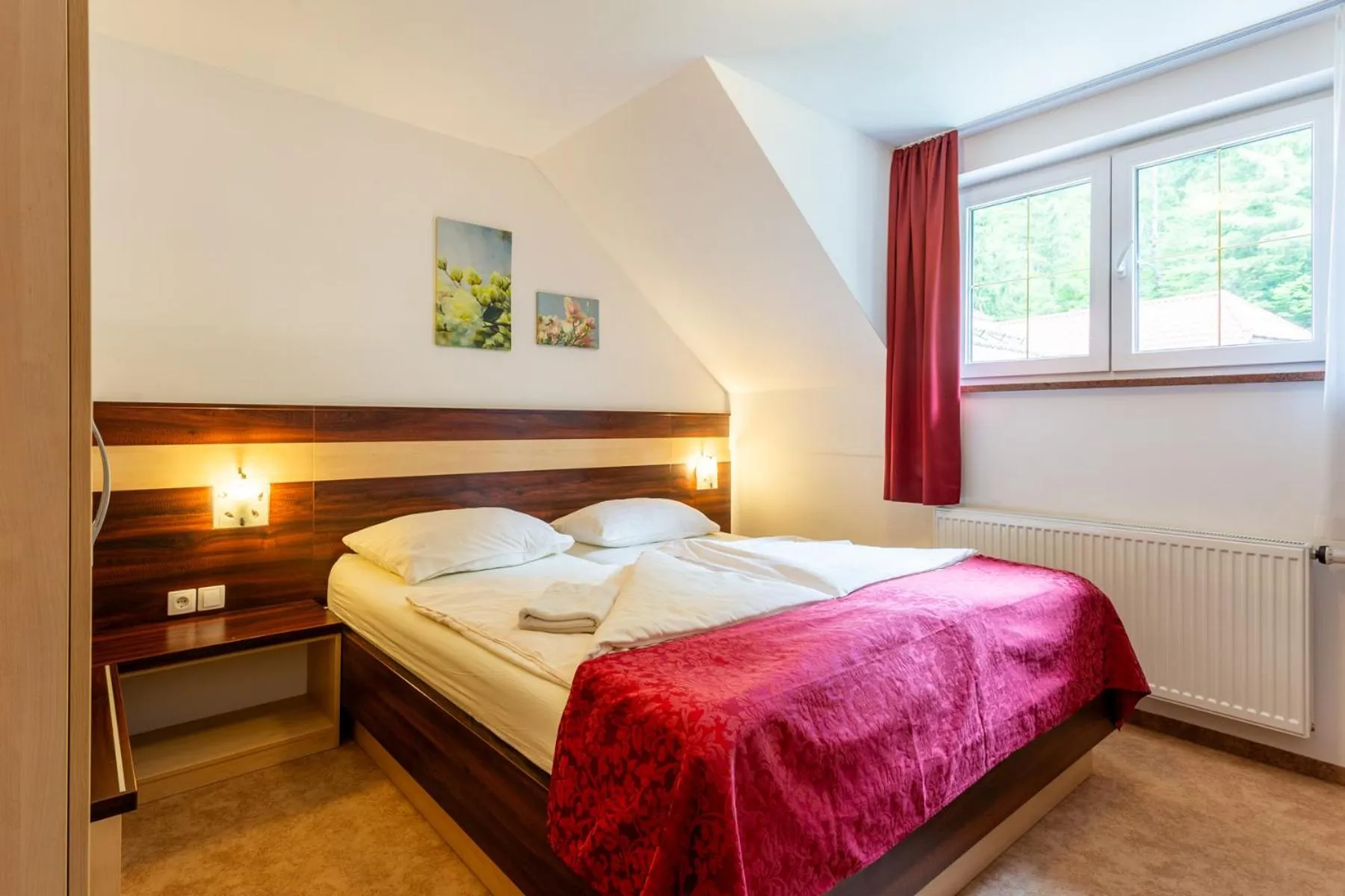 Bed in Guest House Hober