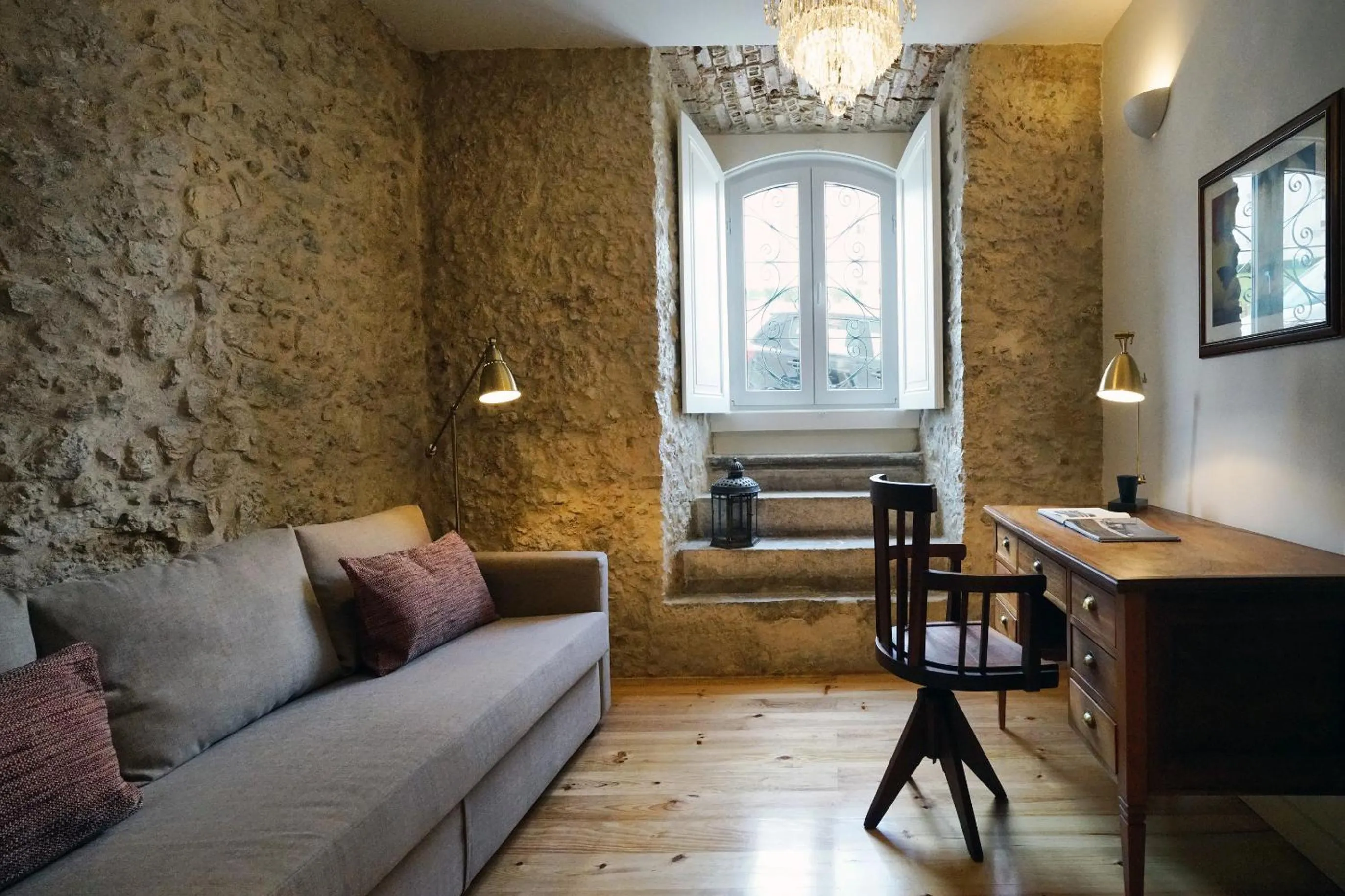 Seating area in Casas de São Bento