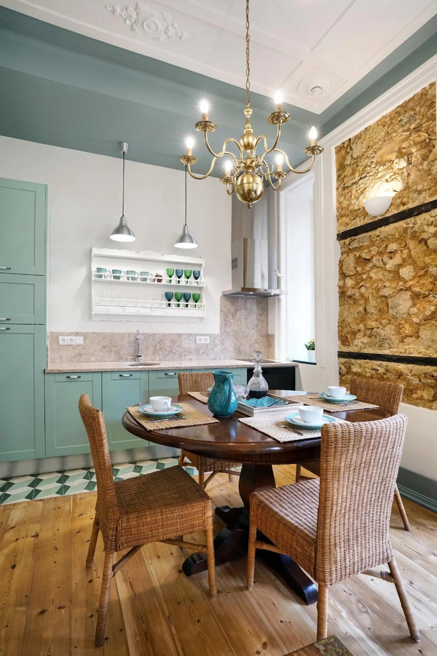 Dining area in Casas de São Bento