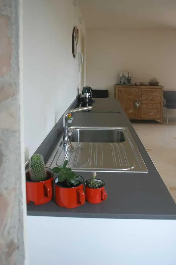 Kitchen or kitchenette in Antica Corte Leguzzano B&B