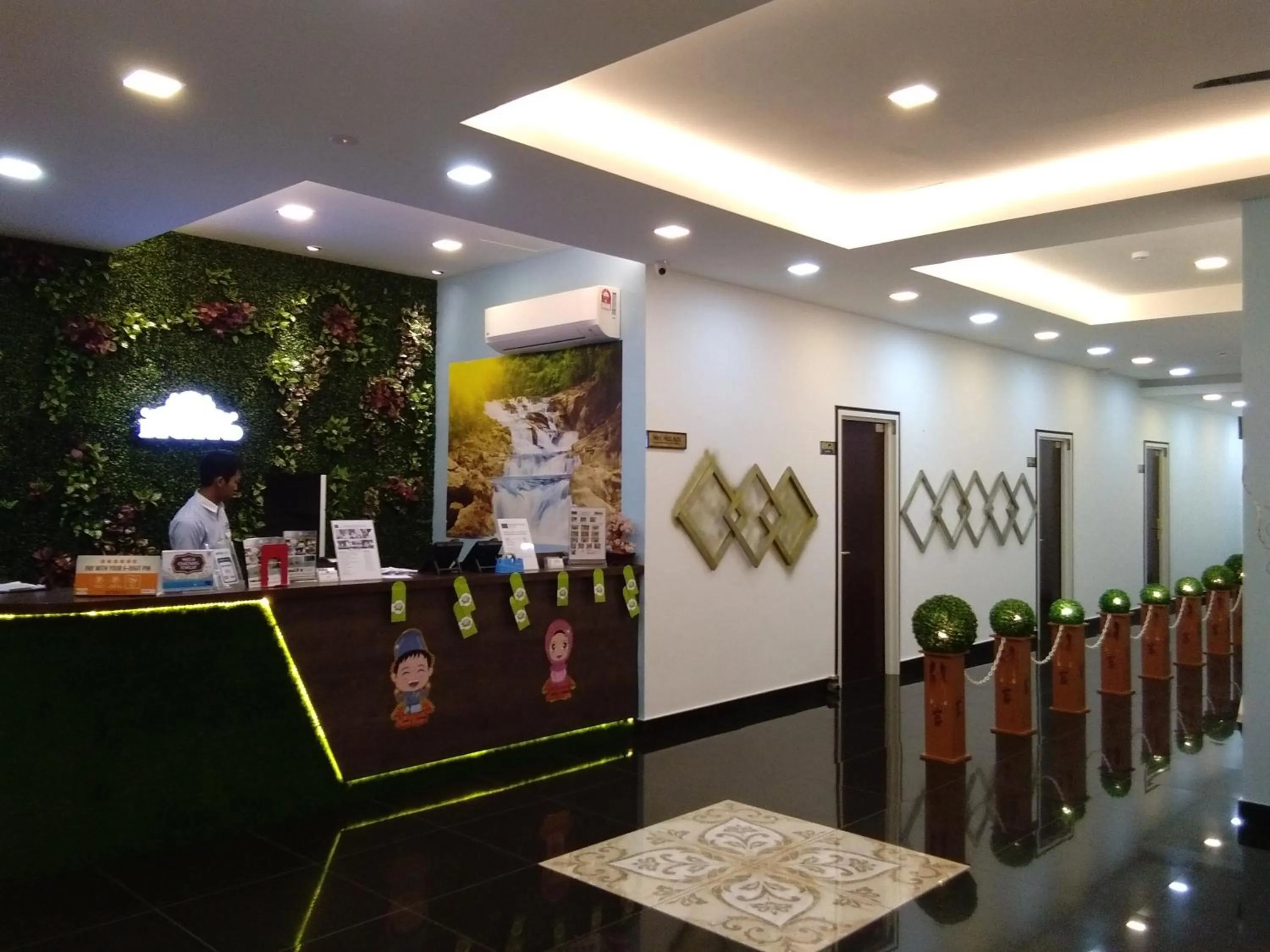 Lobby or reception in De Grand Boutique Hotel