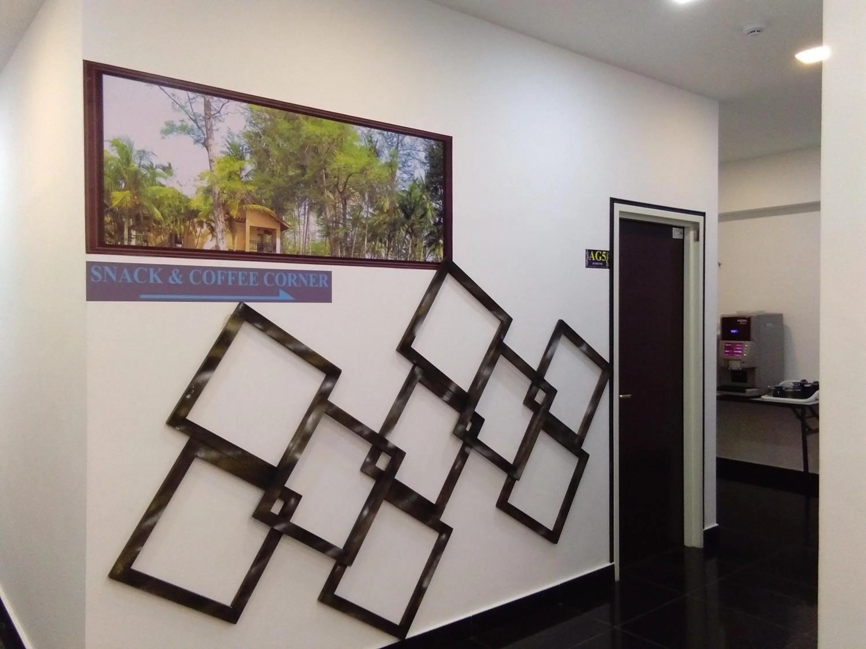 Decorative detail in De Grand Boutique Hotel