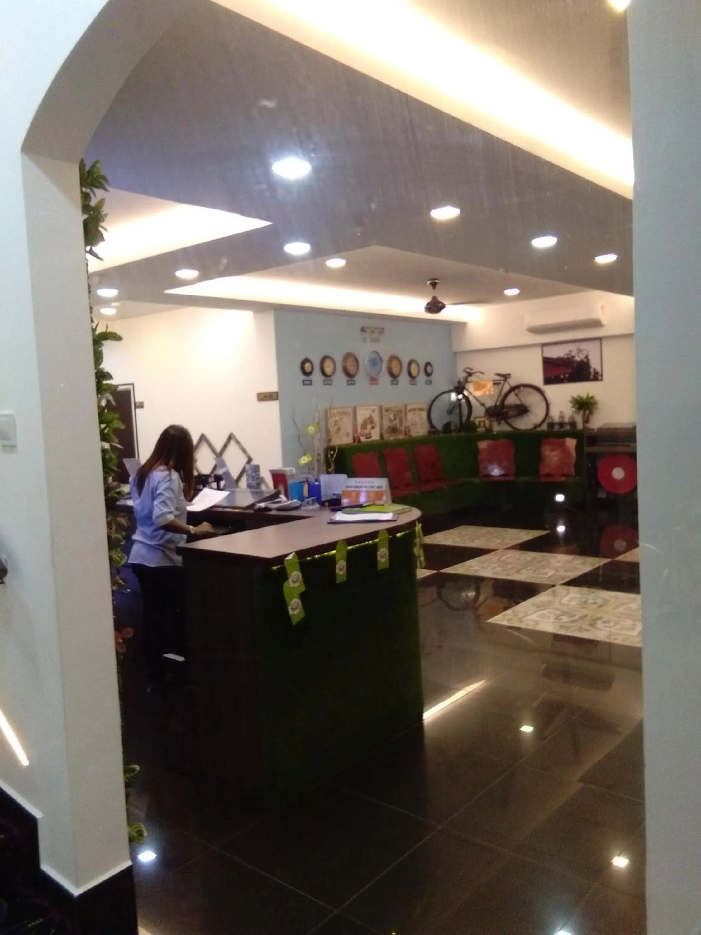 Lobby or reception in De Grand Boutique Hotel