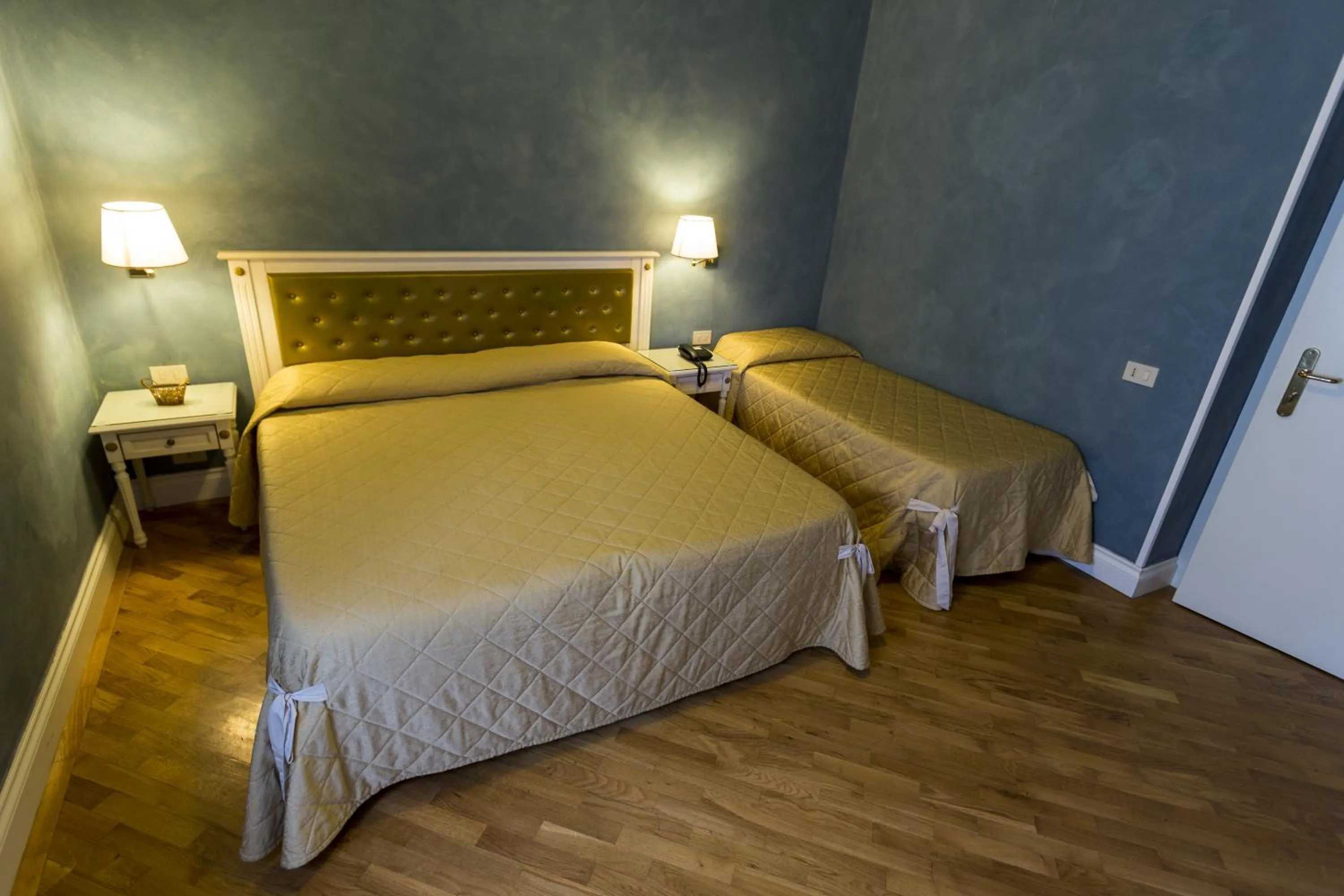 Bed in Hotel Gennarino