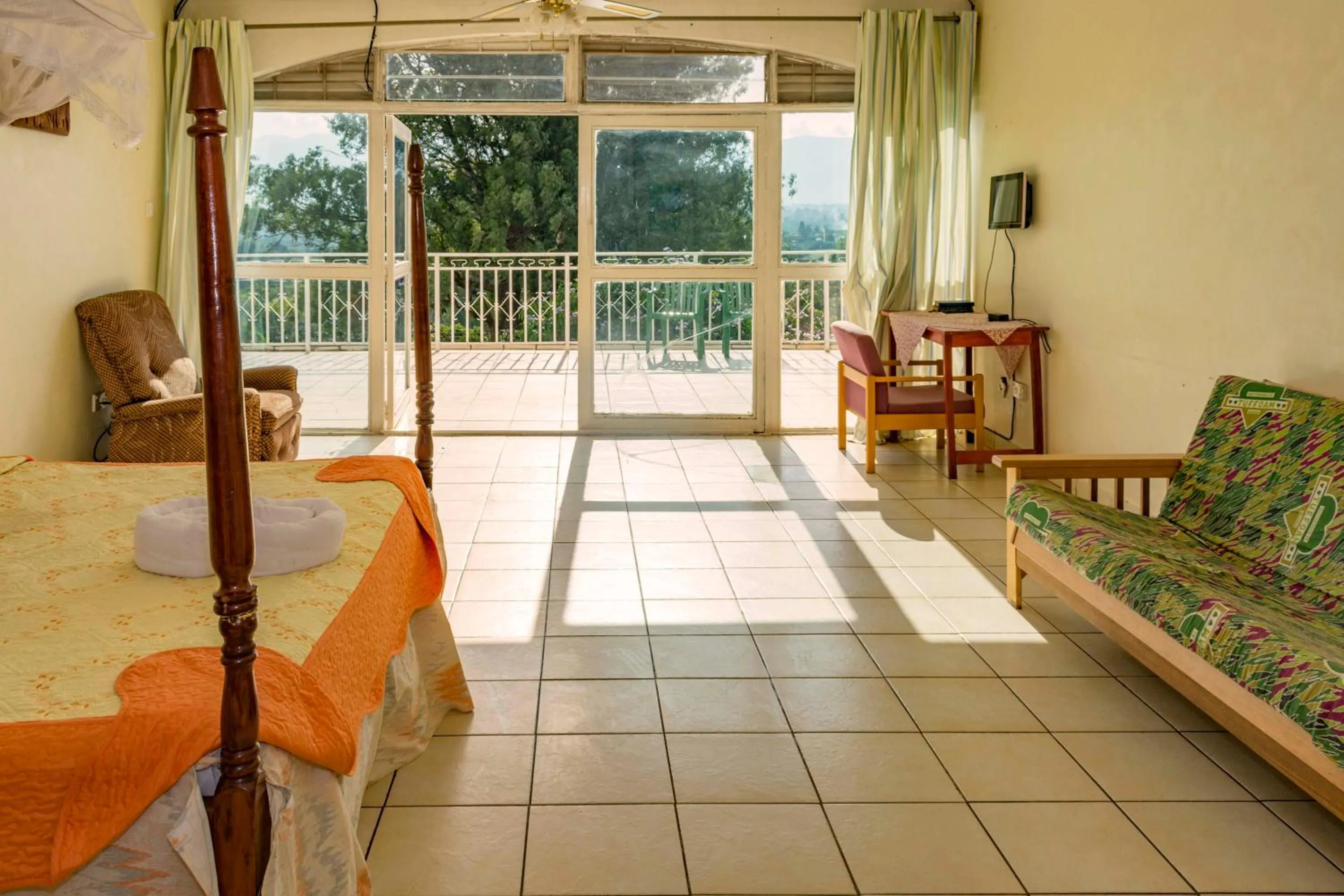 Garden view in Sunrise Apartments Hotel Fort Portal
