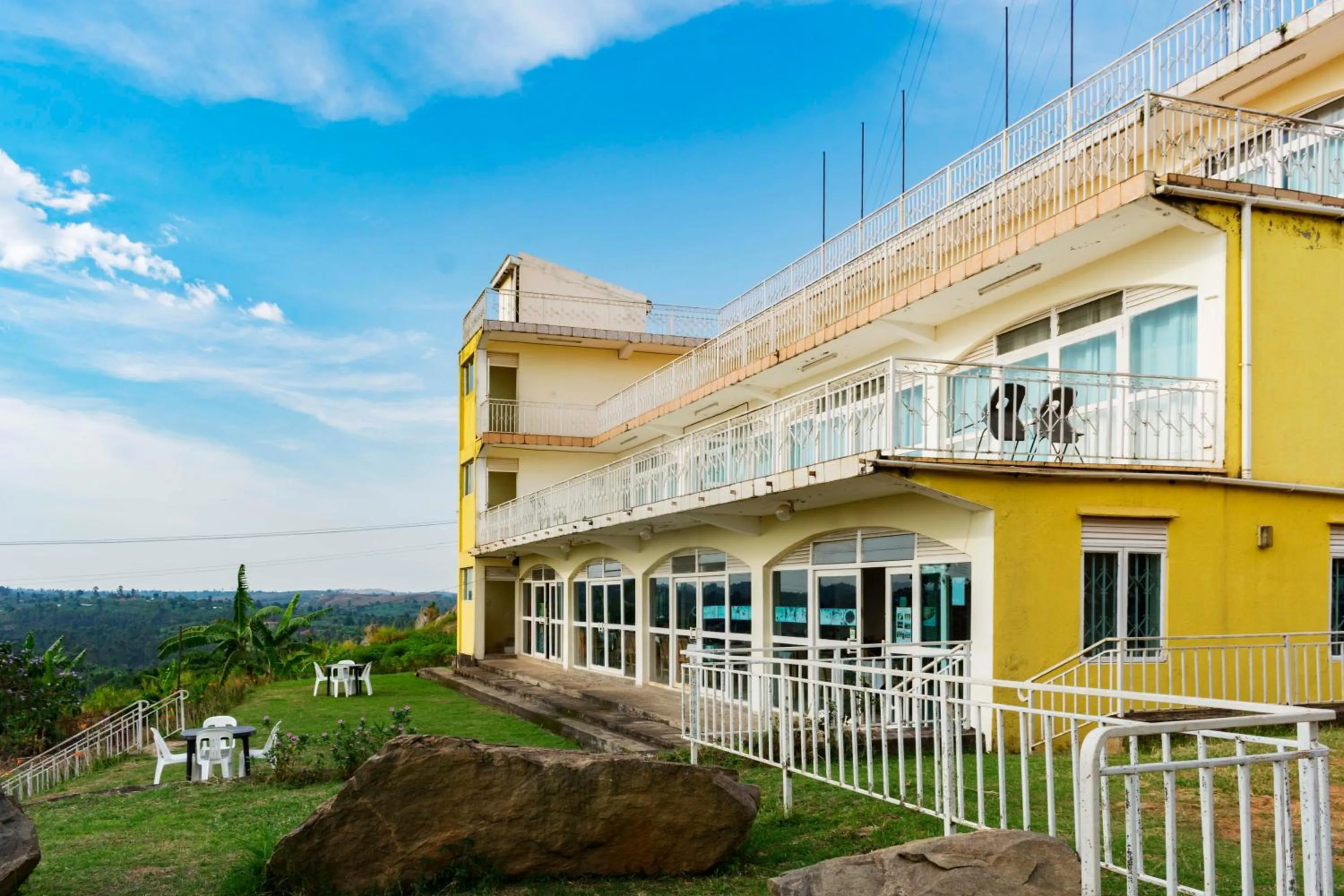 Property building in Sunrise Apartments Hotel Fort Portal