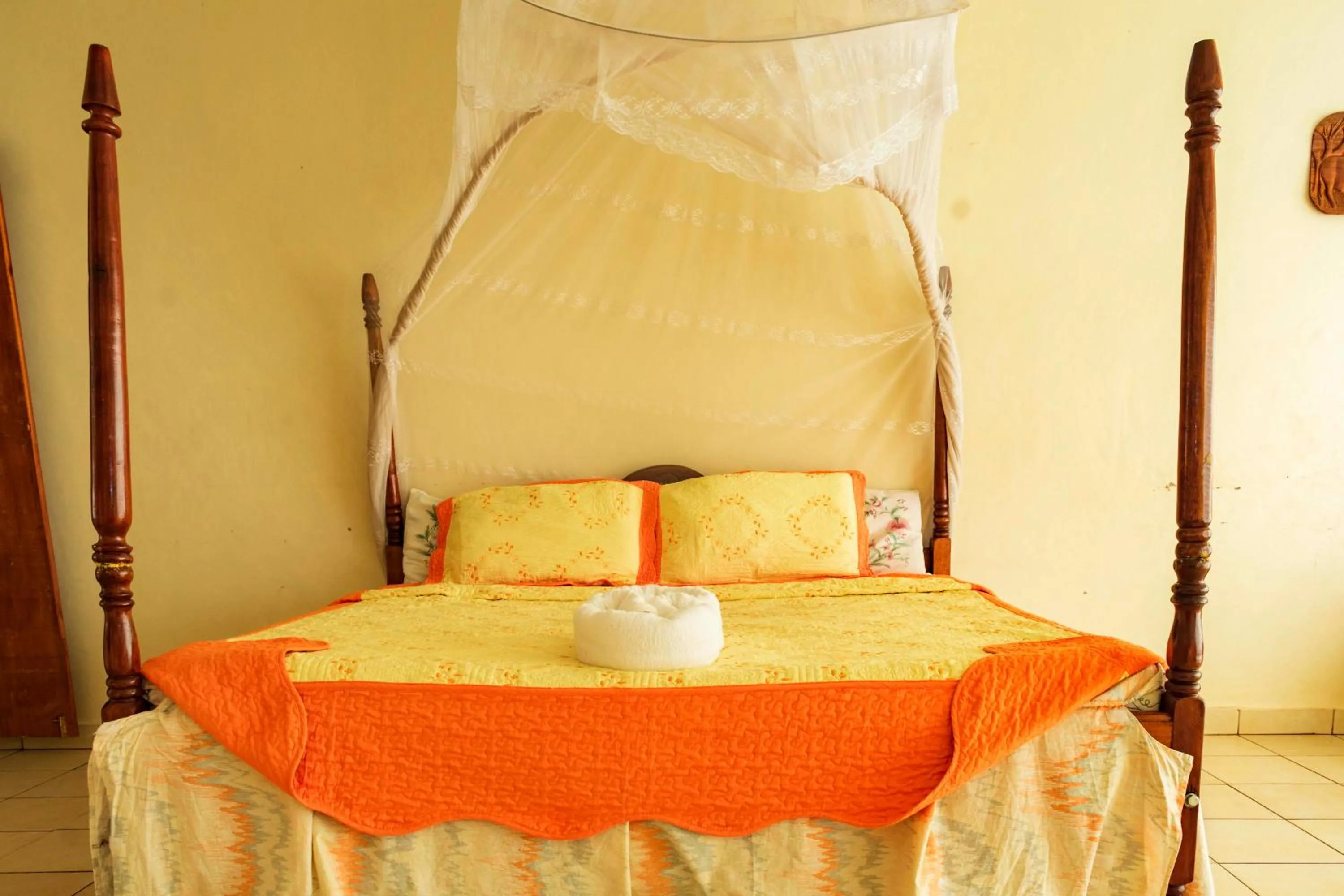 Bed in Sunrise Apartments Hotel Fort Portal