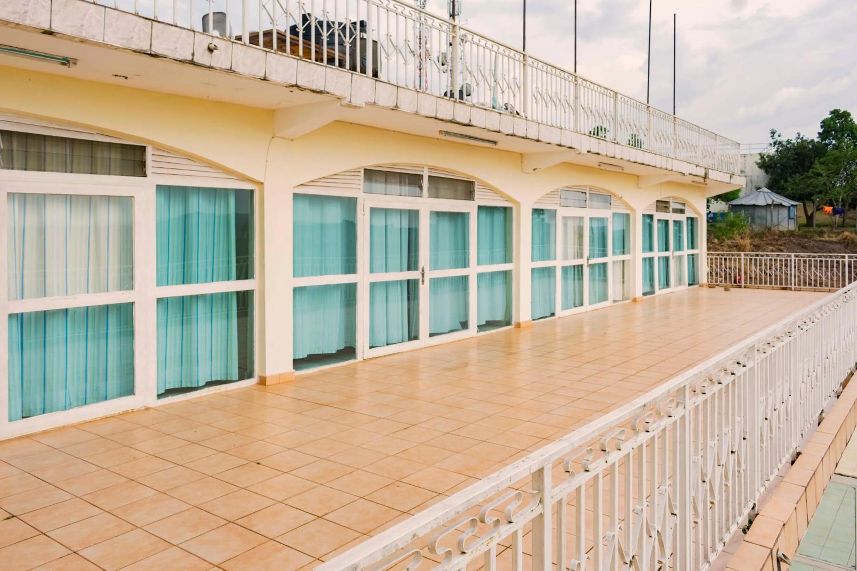 Property building in Sunrise Apartments Hotel Fort Portal