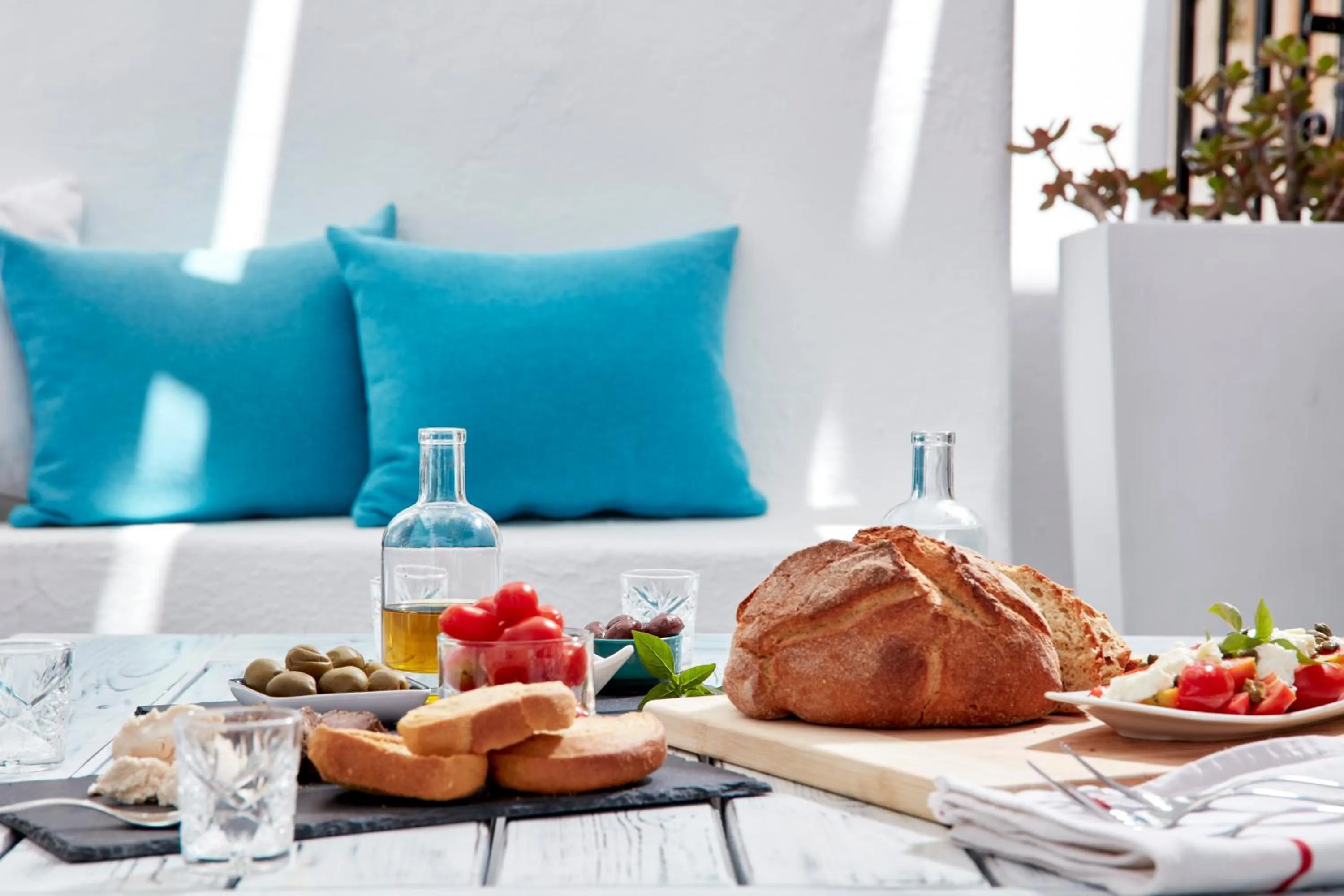 Balcony/Terrace in Mykonos Town Suites