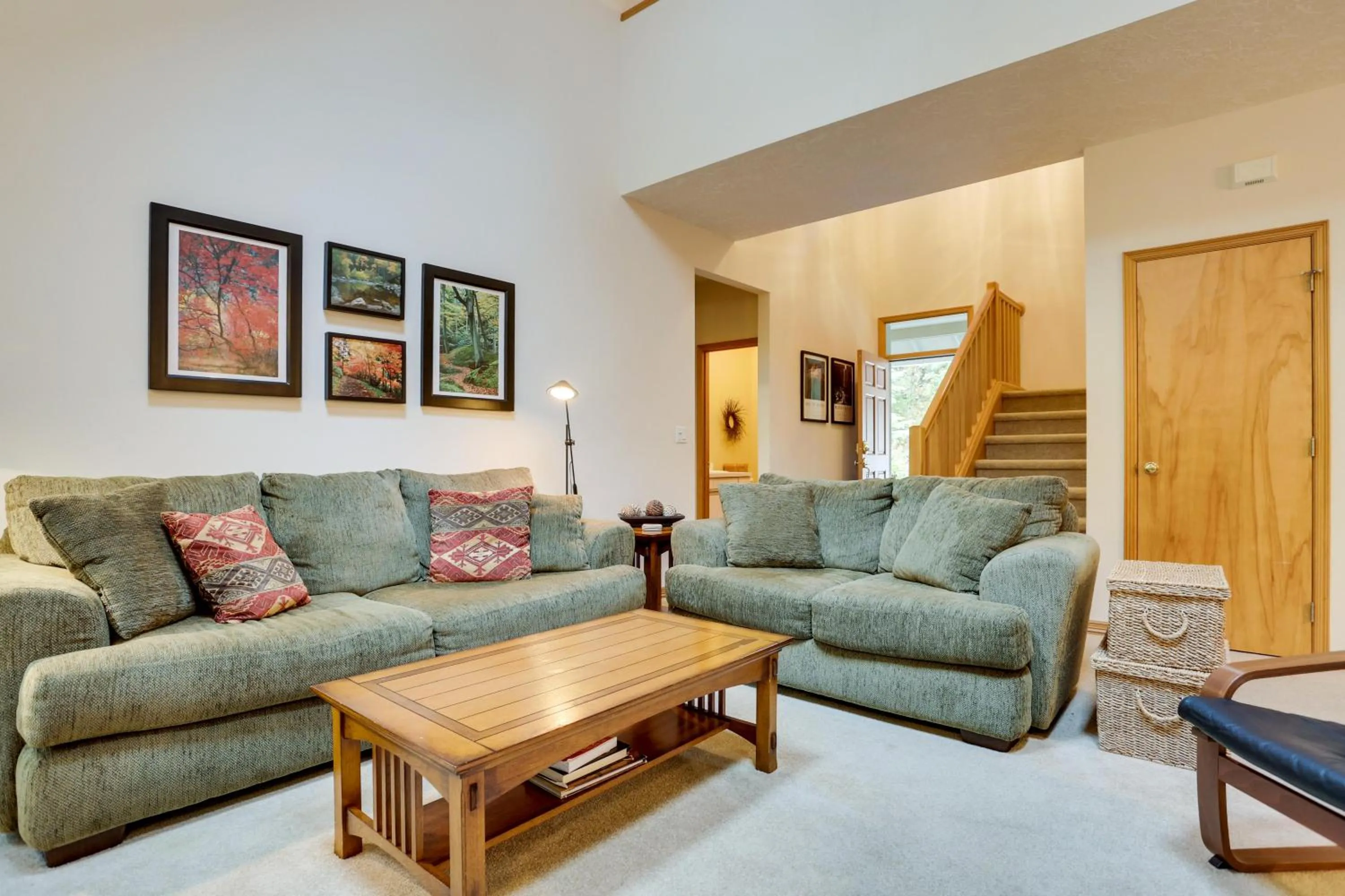 Living room in Golfer's Villa at the Resort on the Mountain
