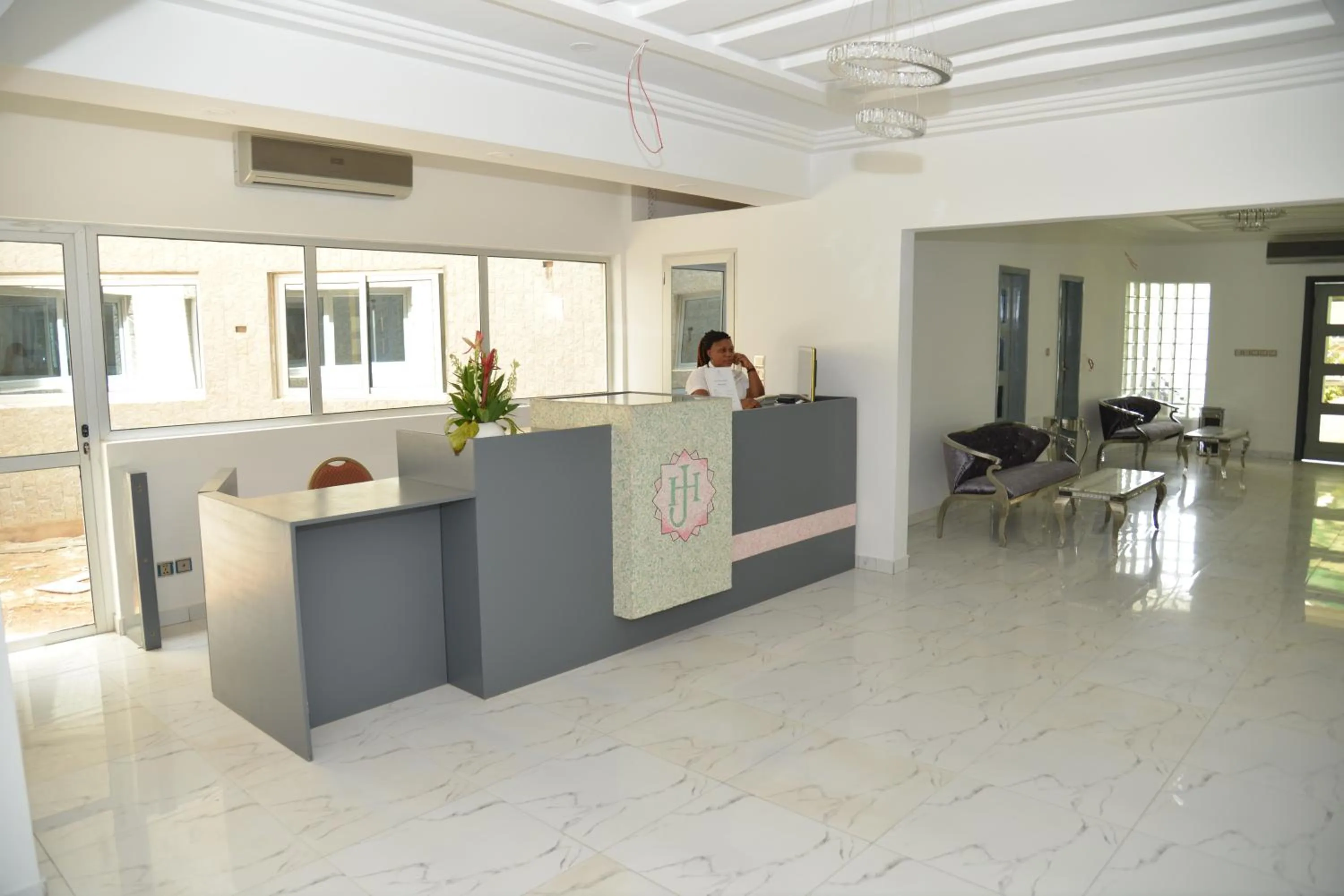 Lobby or reception in Jess Hotel Kpalimé