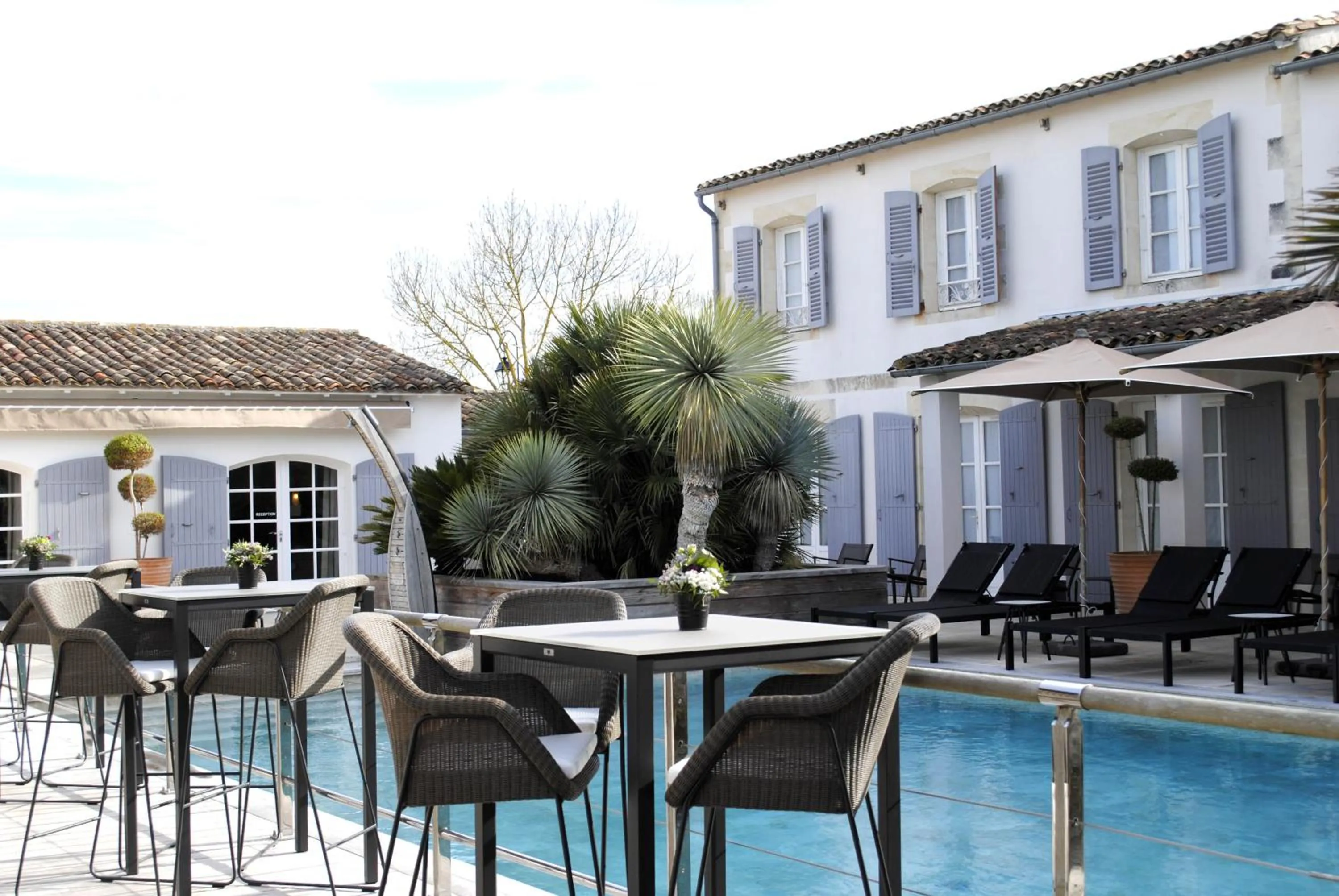 Property building in Le Clos Saint-Martin Hôtel & Spa