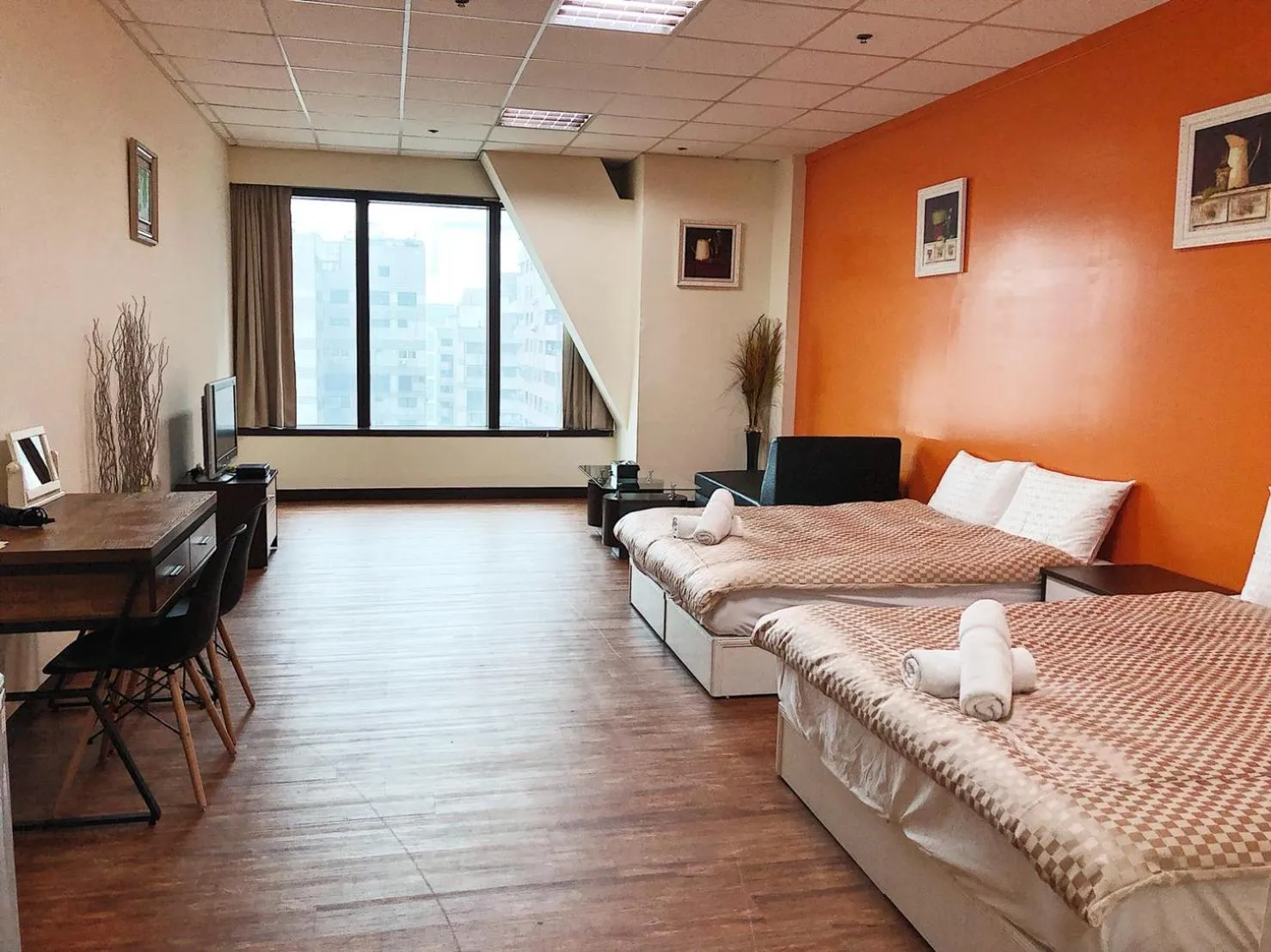 Bed in Neo Sky Hotel