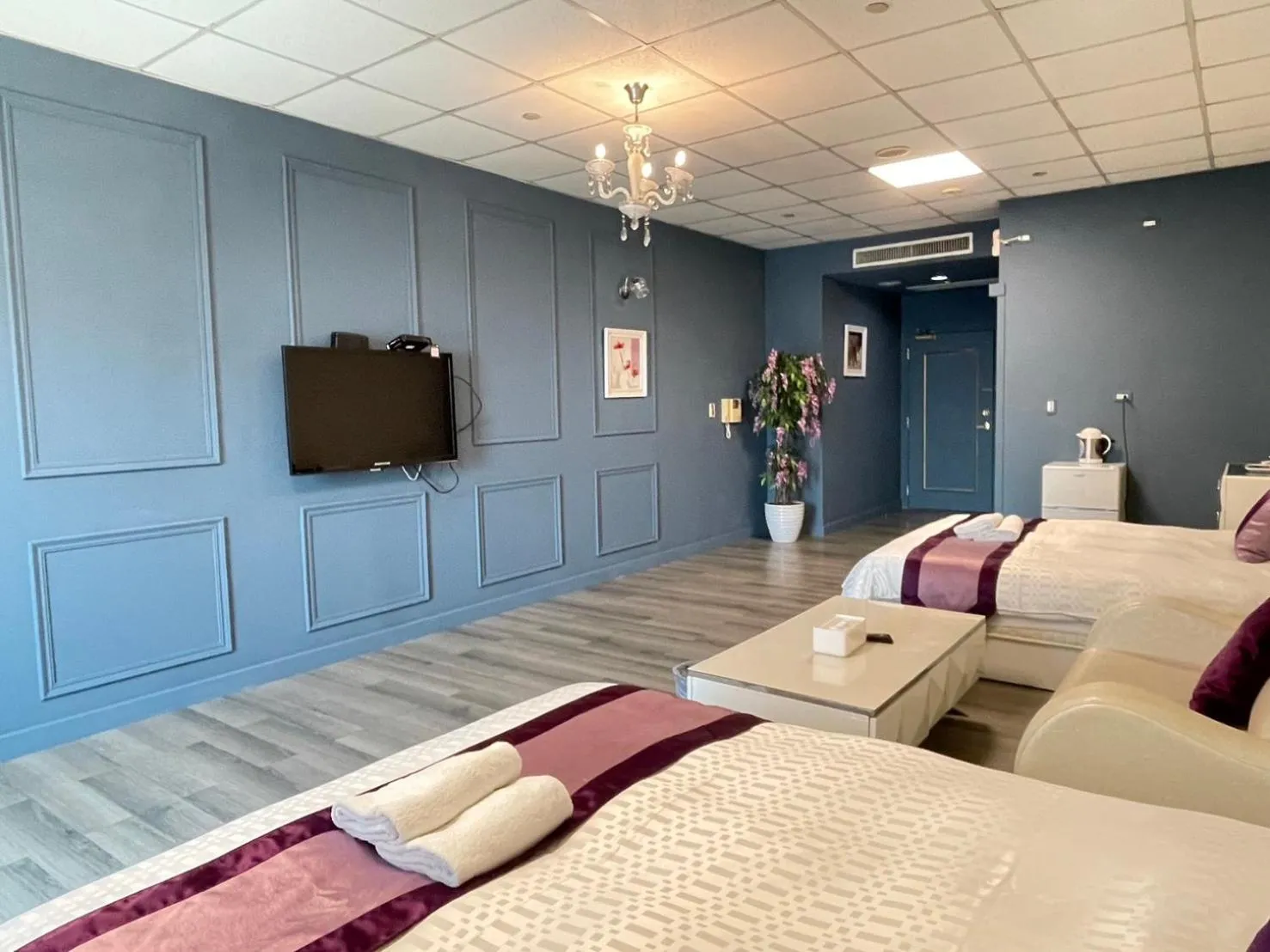 Bed in Neo Sky Hotel