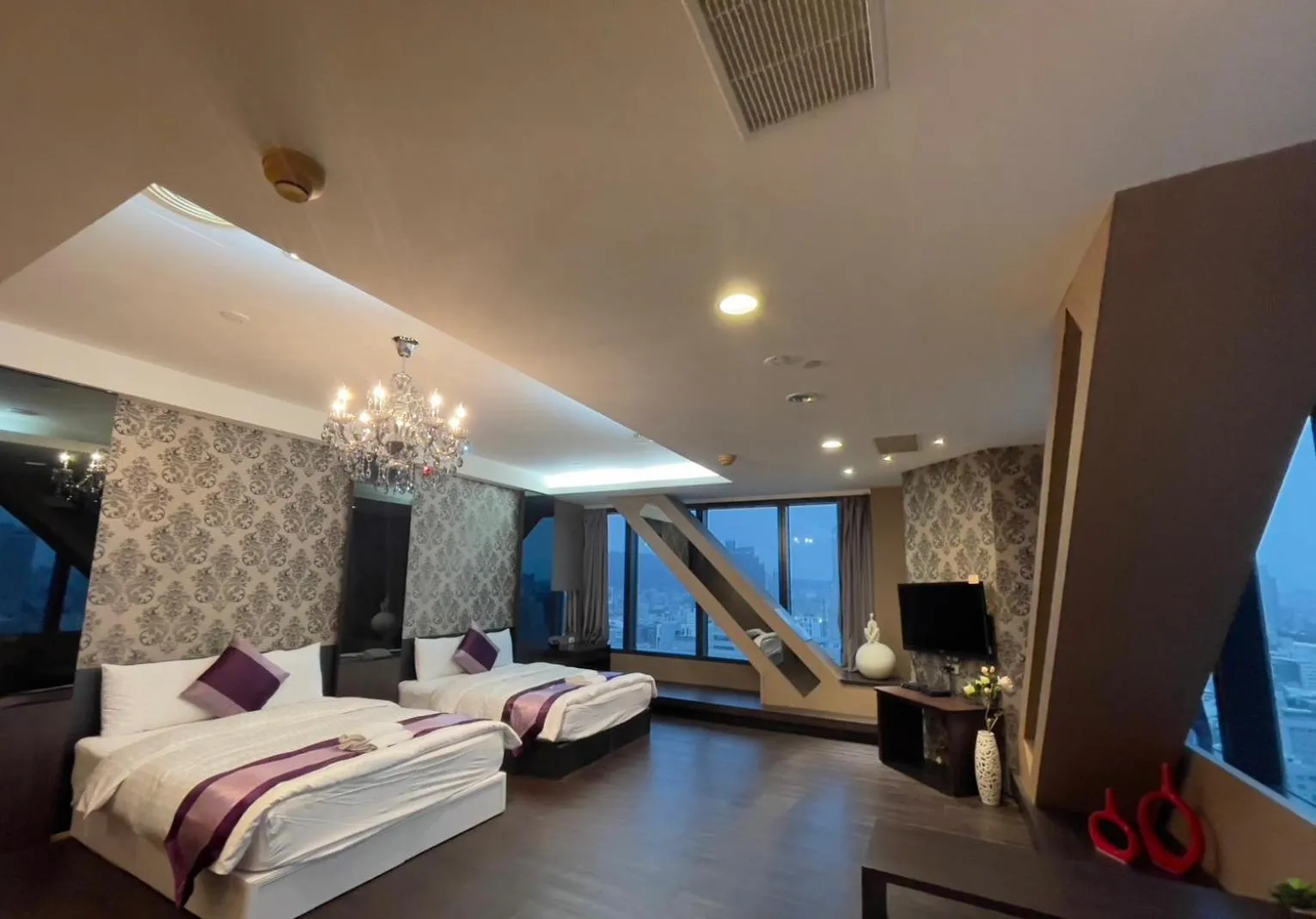 Bed in Neo Sky Hotel