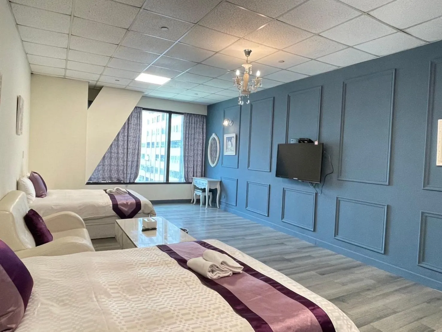 Bed in Neo Sky Hotel