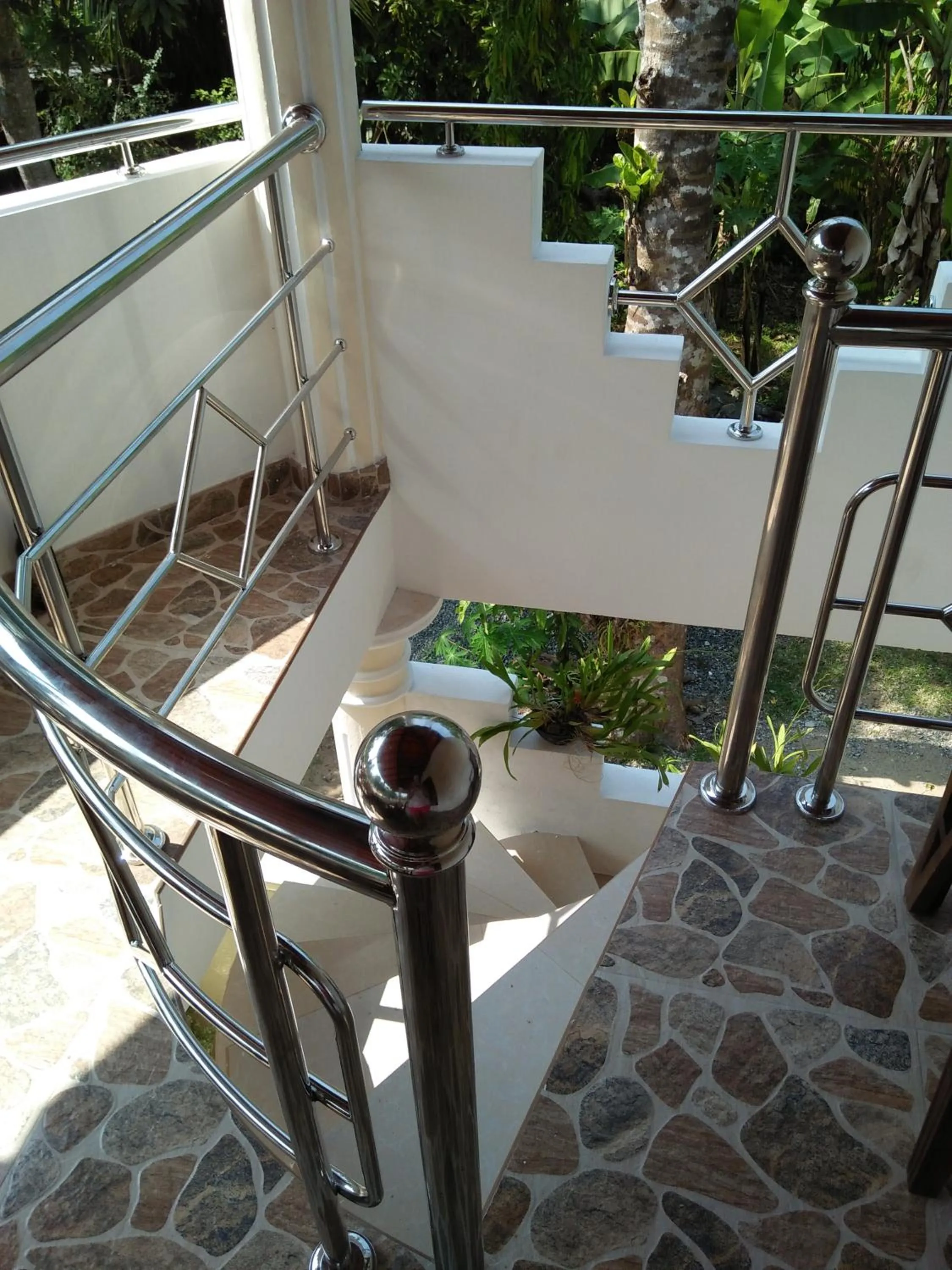 Balcony/Terrace in White Elephant Villa & Restaurant