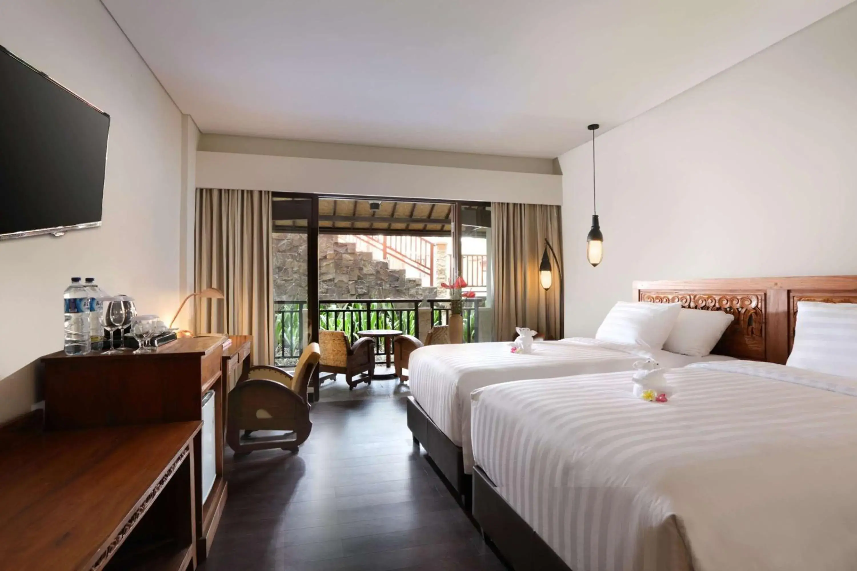 Deluxe Twin Room in Best Western Premier Agung Resort Ubud Deluxe Twin Room in Best Western Premier Agung Resort Ubud