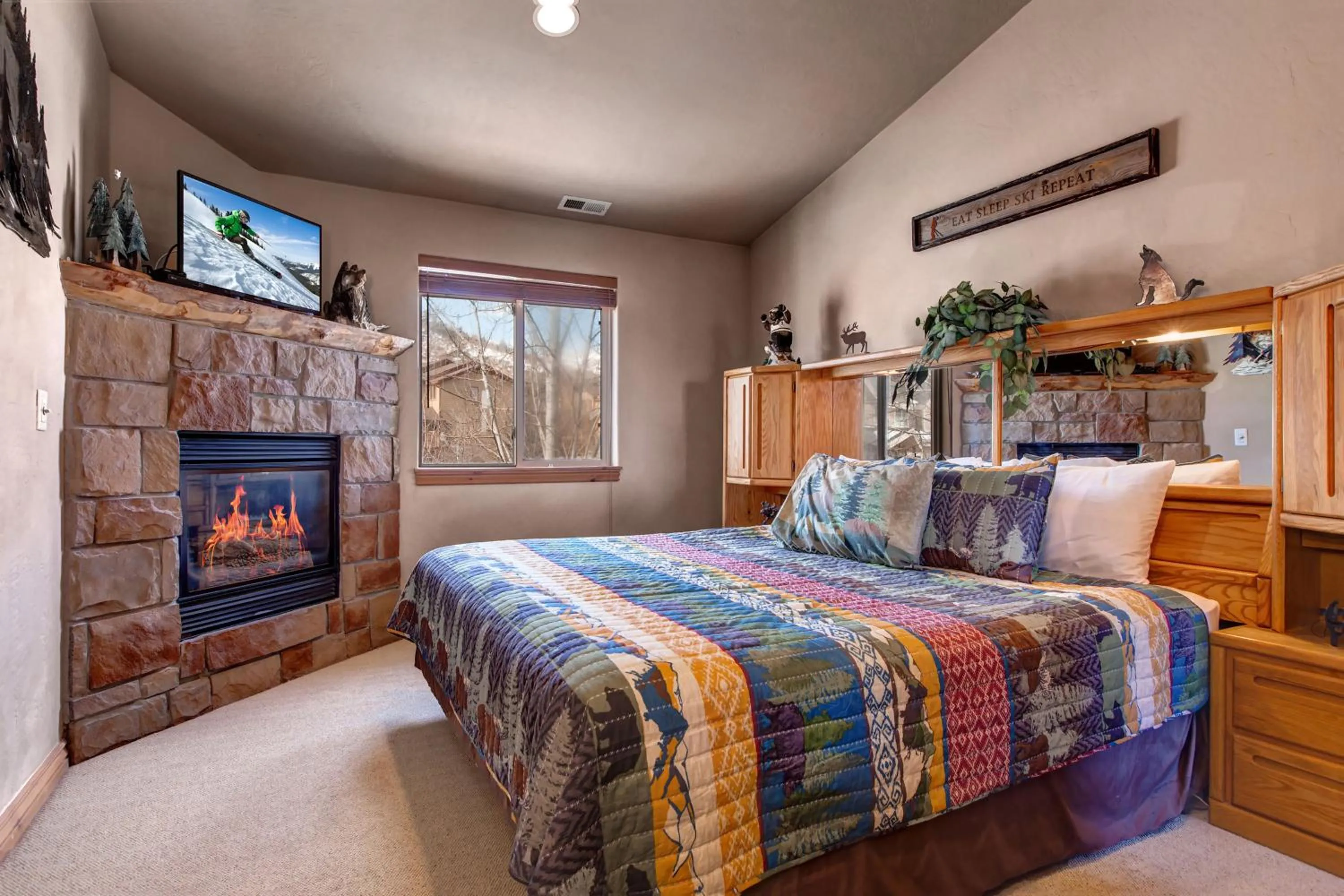 Bed in Park City Getaway