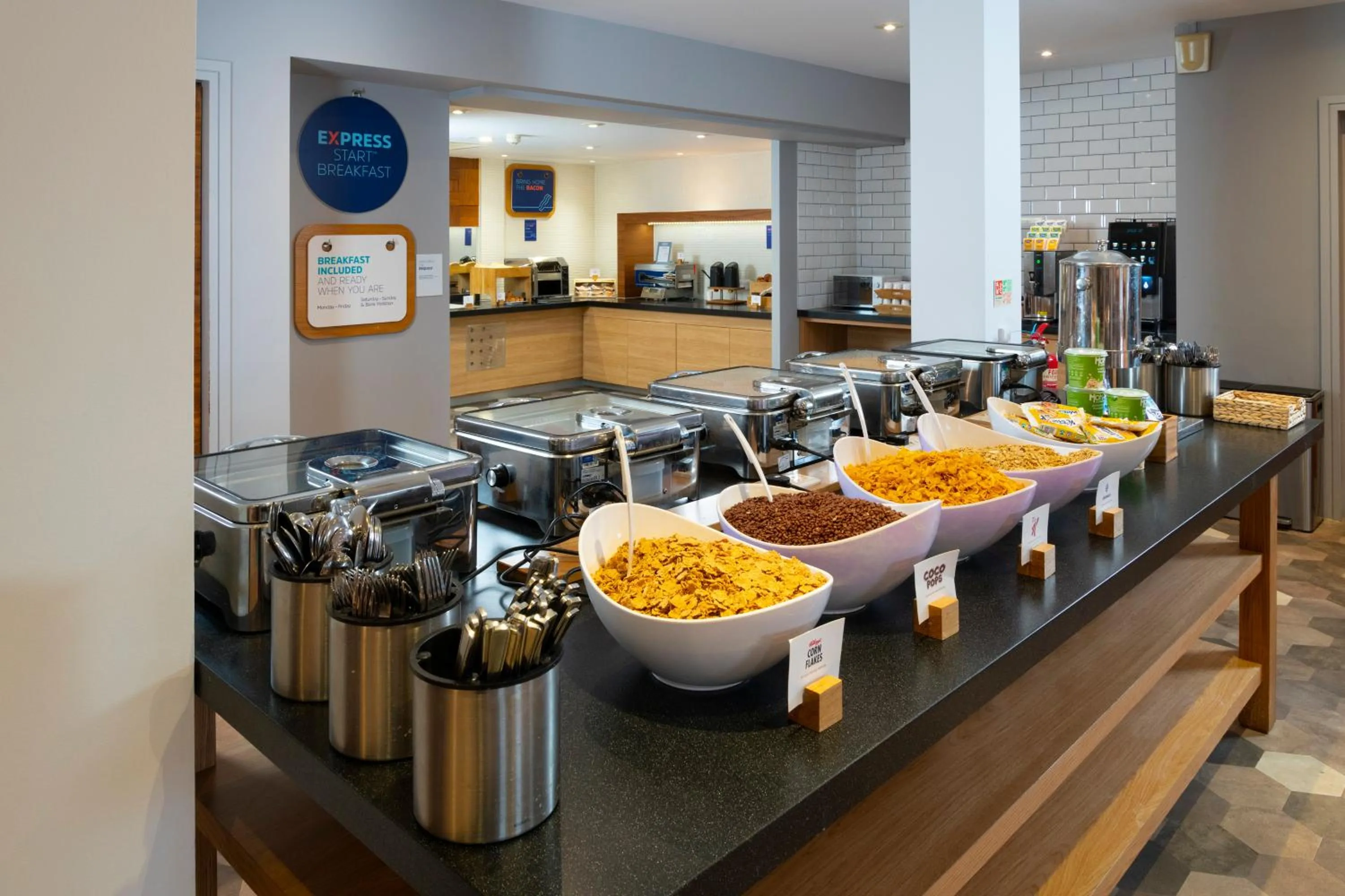 Continental breakfast in Holiday Inn Express Stevenage by IHG