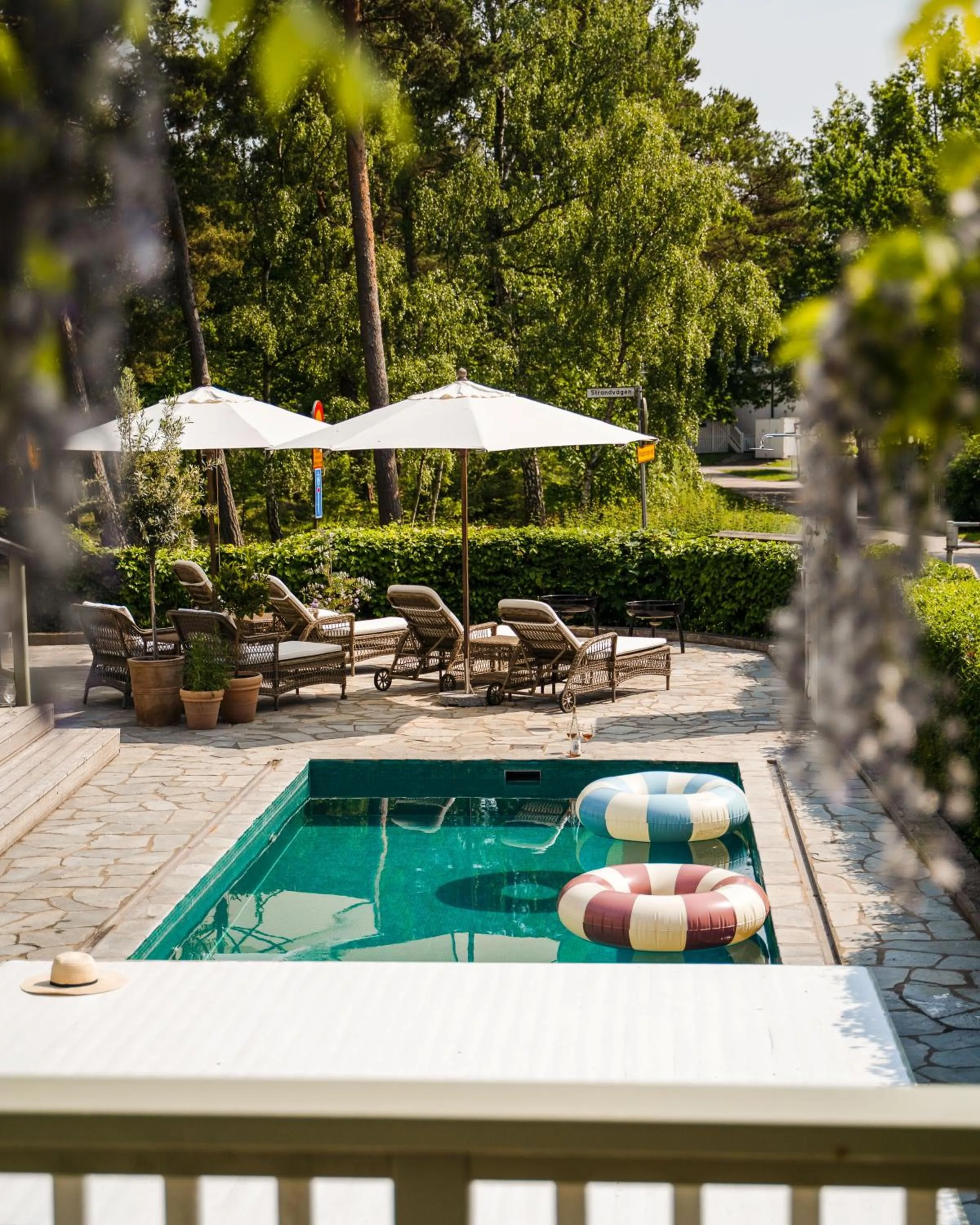 Swimming pool in Villa Strandvägen