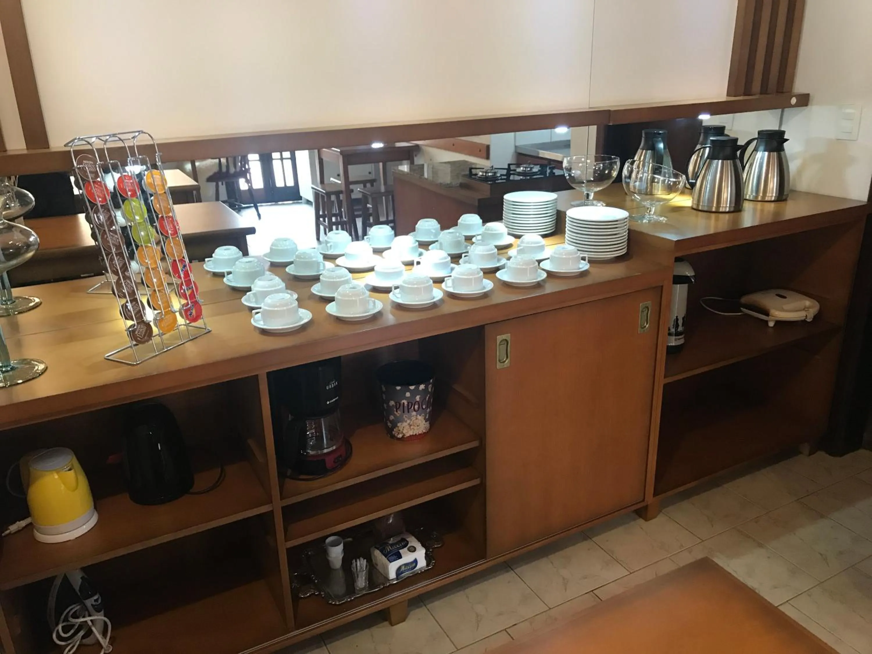 Communal kitchen in Pousada Hencke Haus