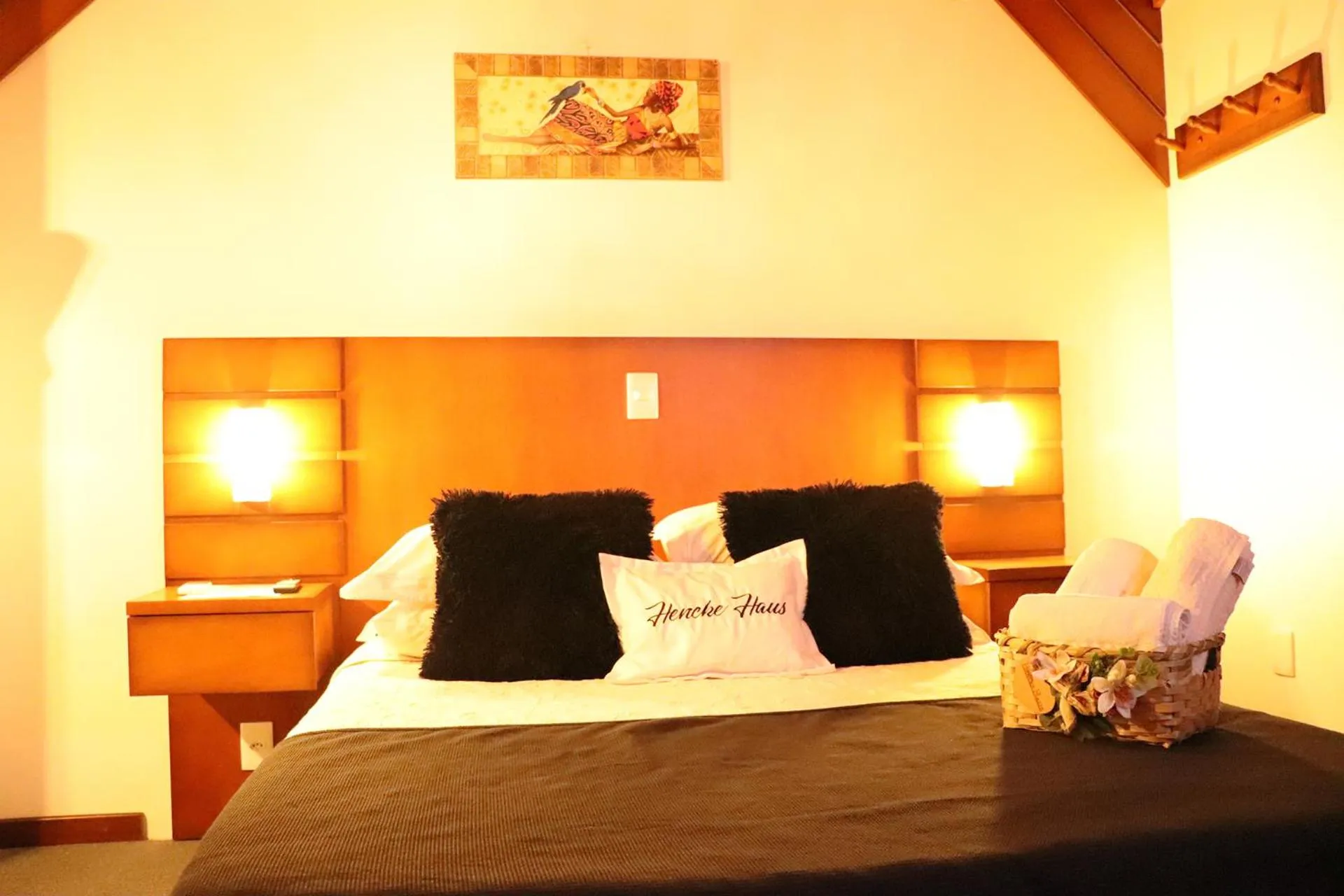 Bed in Pousada Hencke Haus