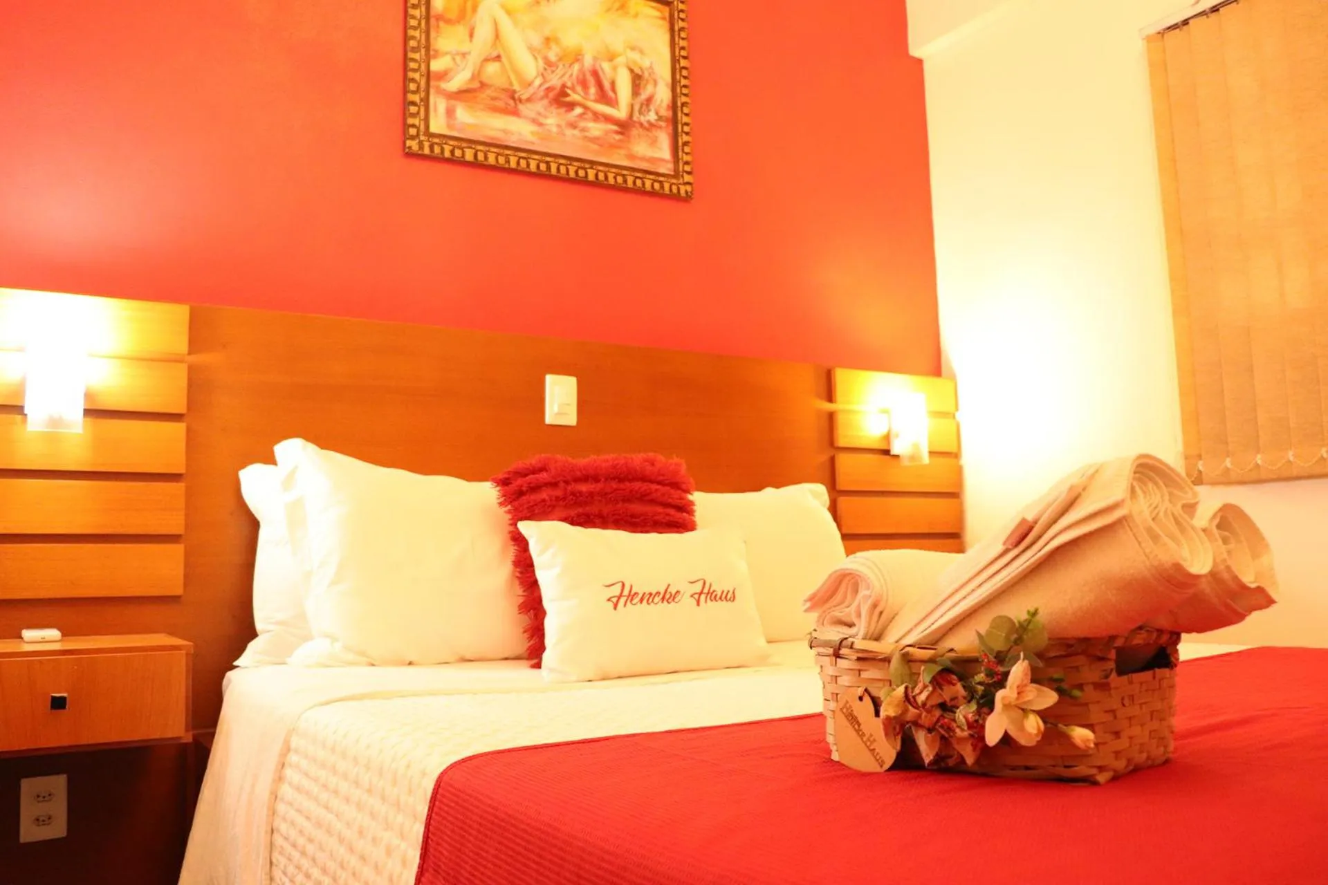 Bed in Pousada Hencke Haus