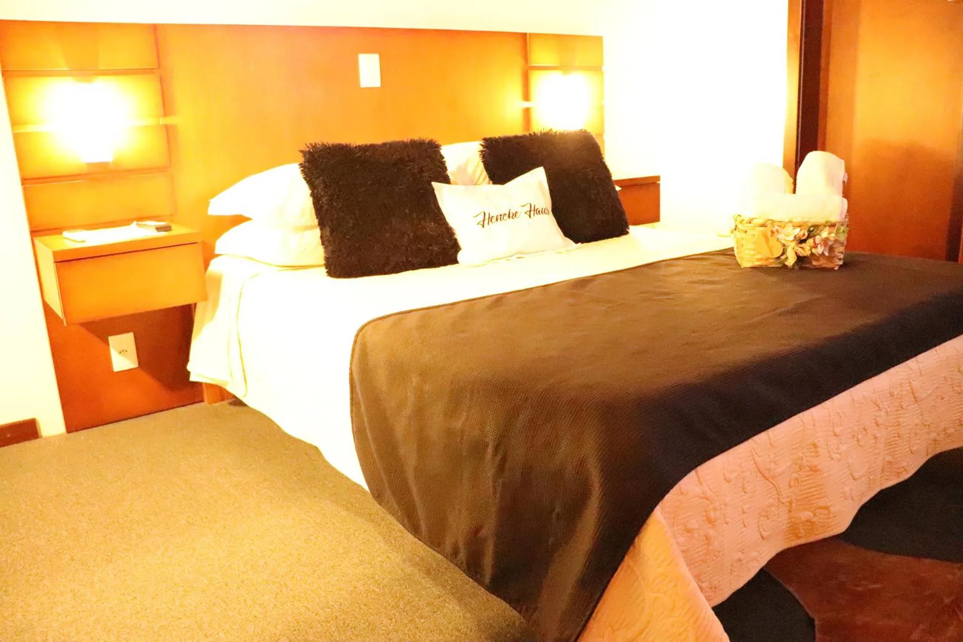 Bed in Pousada Hencke Haus