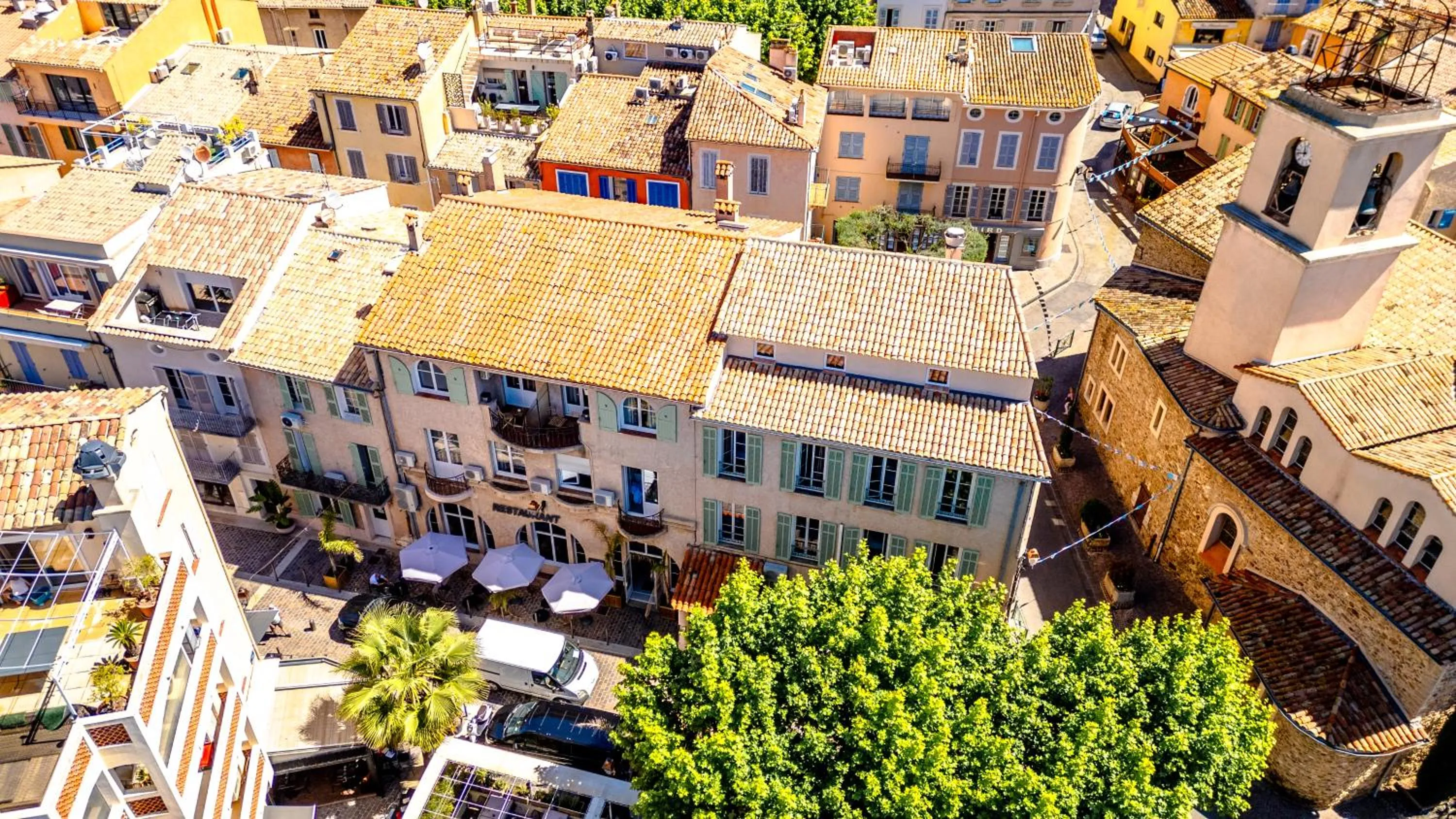 Location in Hotel Les Palmiers