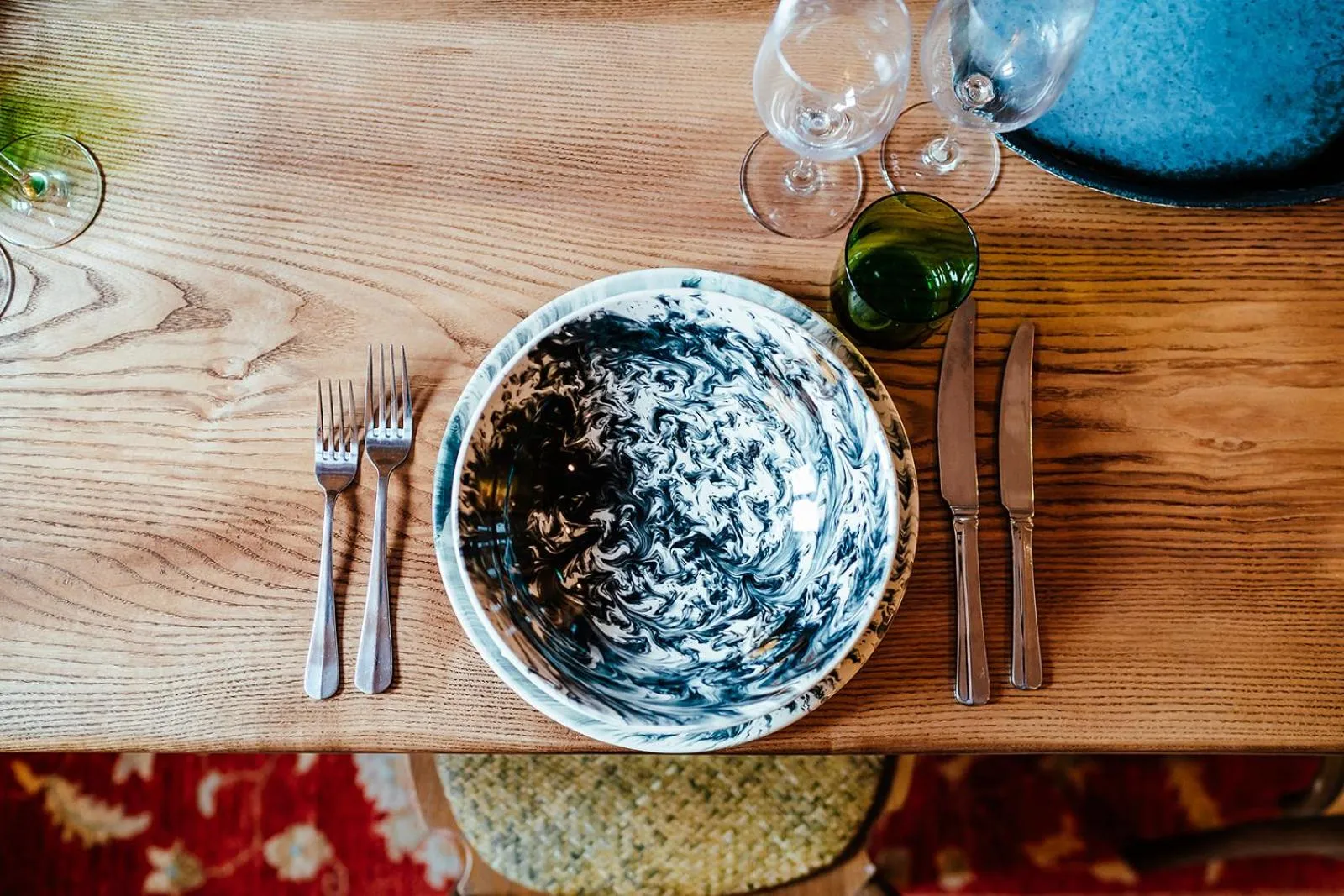 Dining area in The Grosvenor Stockbridge
