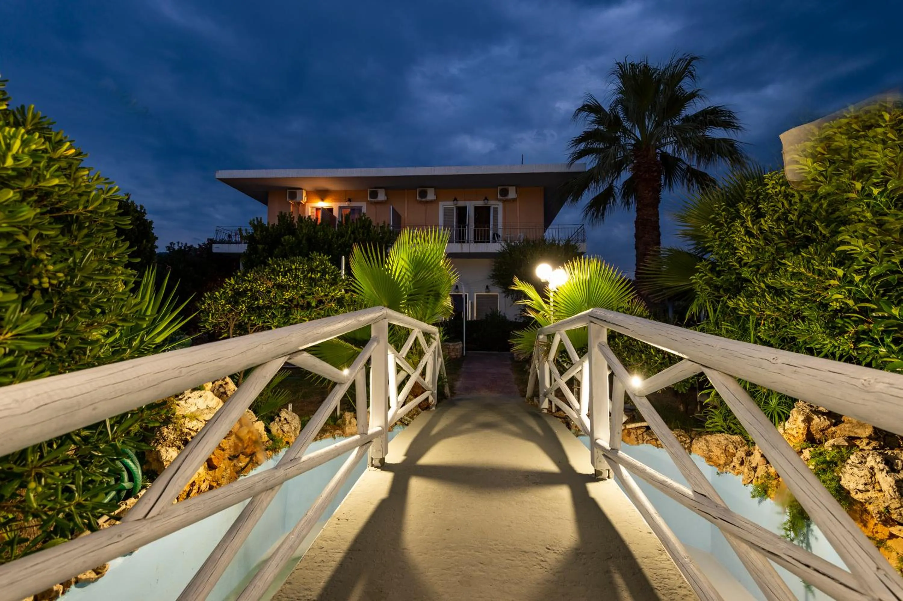 Garden in Hotel Agamemnon Beach