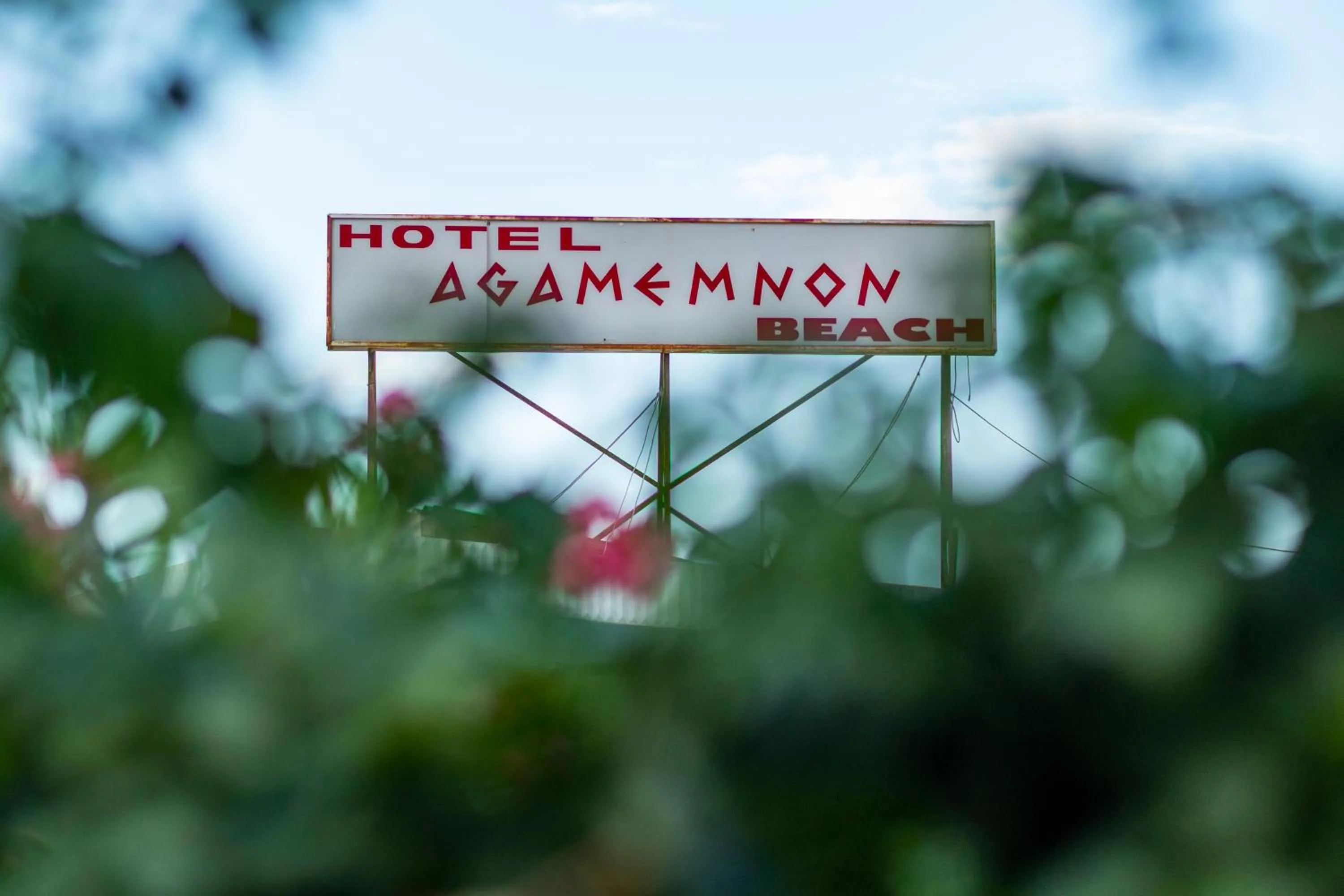 Property logo or sign in Hotel Agamemnon Beach