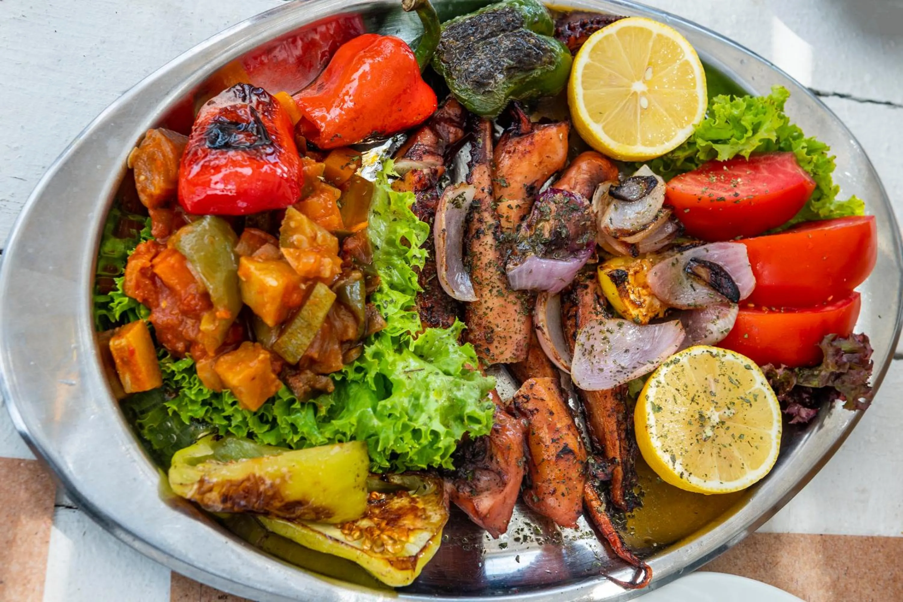 Food close-up in Hotel Agamemnon Beach