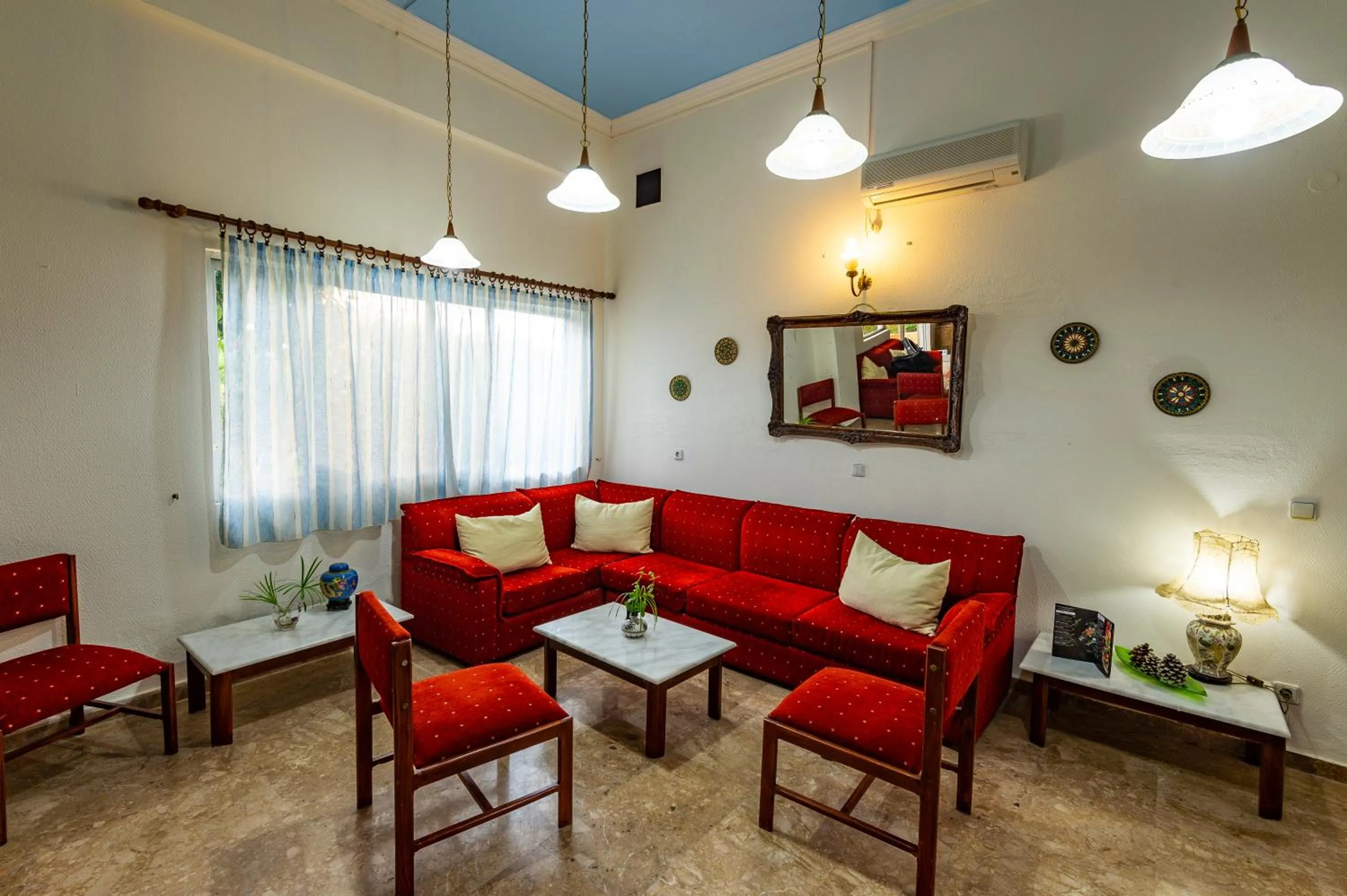 Living room in Hotel Agamemnon Beach