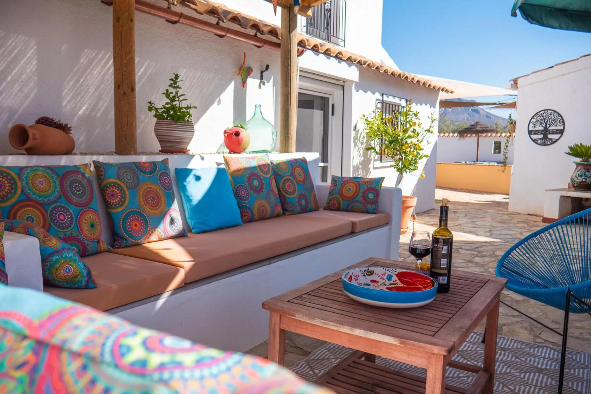 Patio in B&B Casa Luna Vélez Blanco