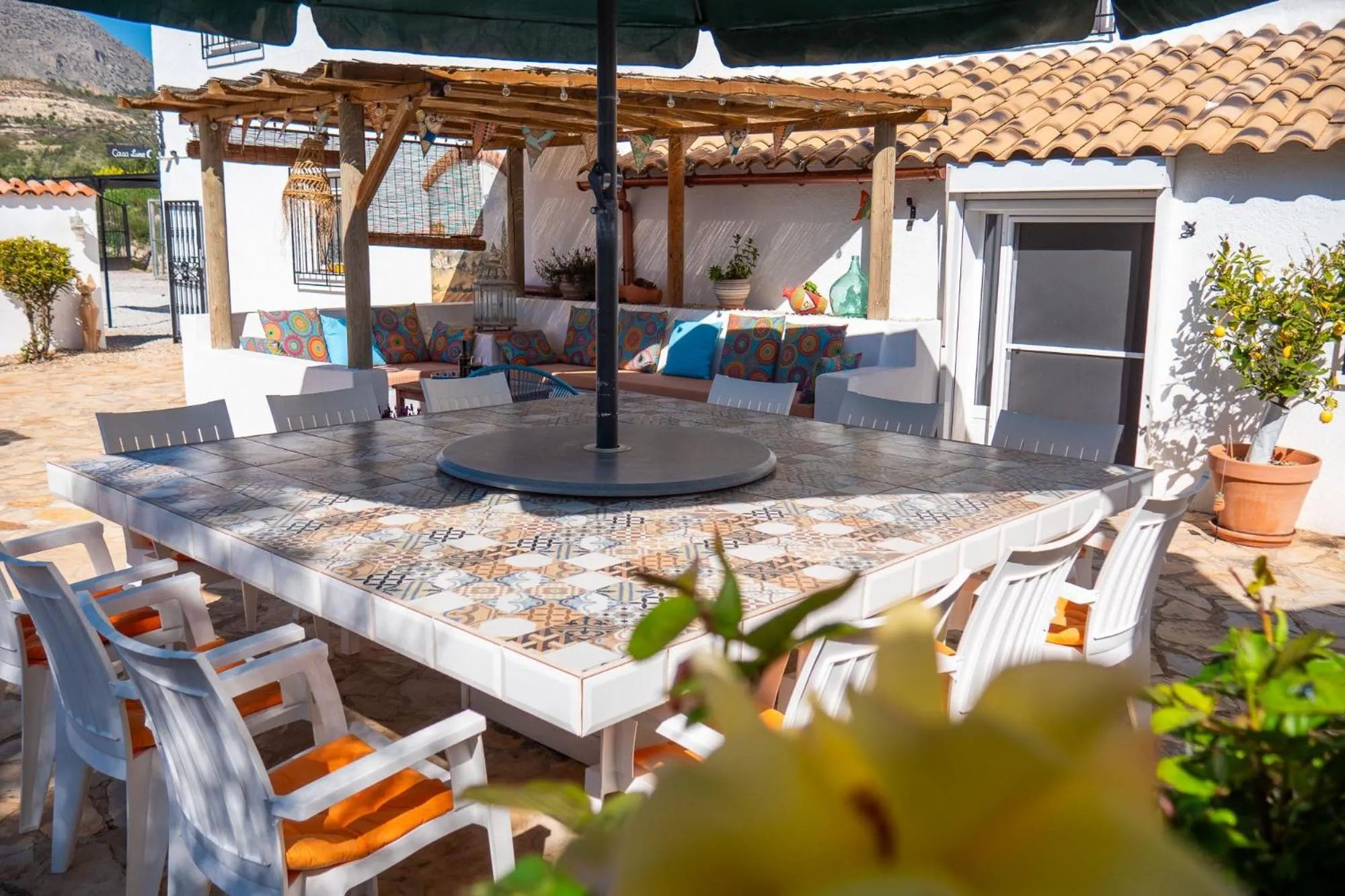 Garden in B&B Casa Luna Vélez Blanco