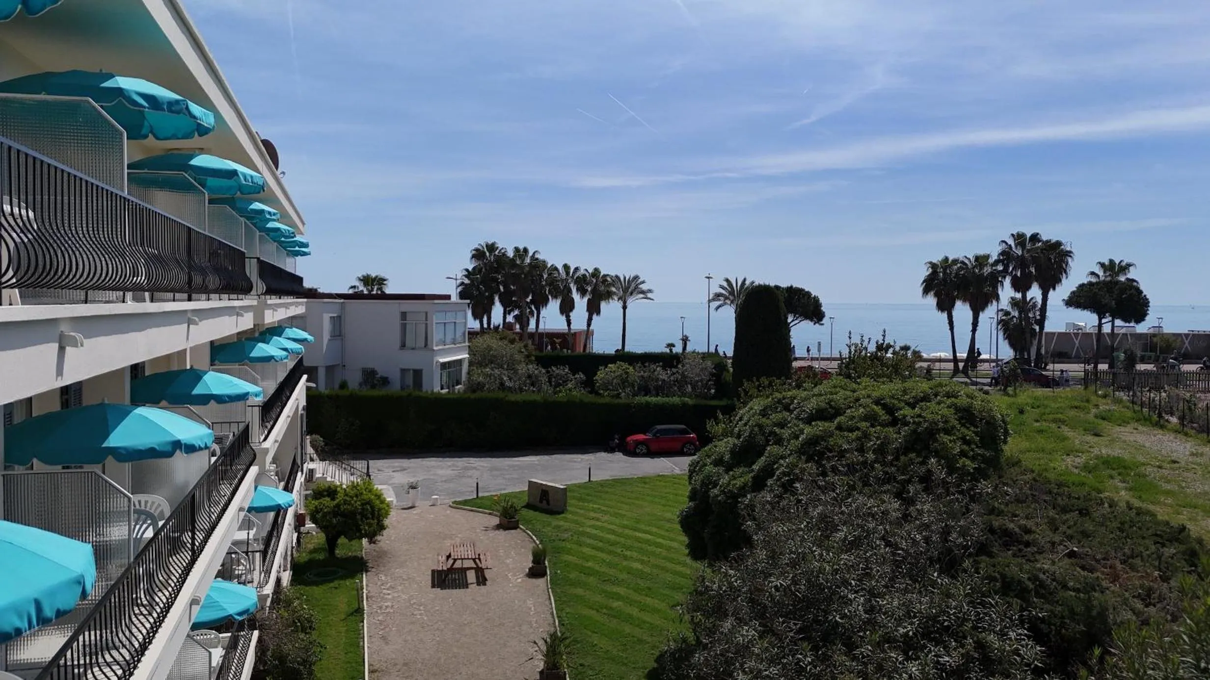 Bird's eye view in MOTEL ASCOT - Hotel & Appartements