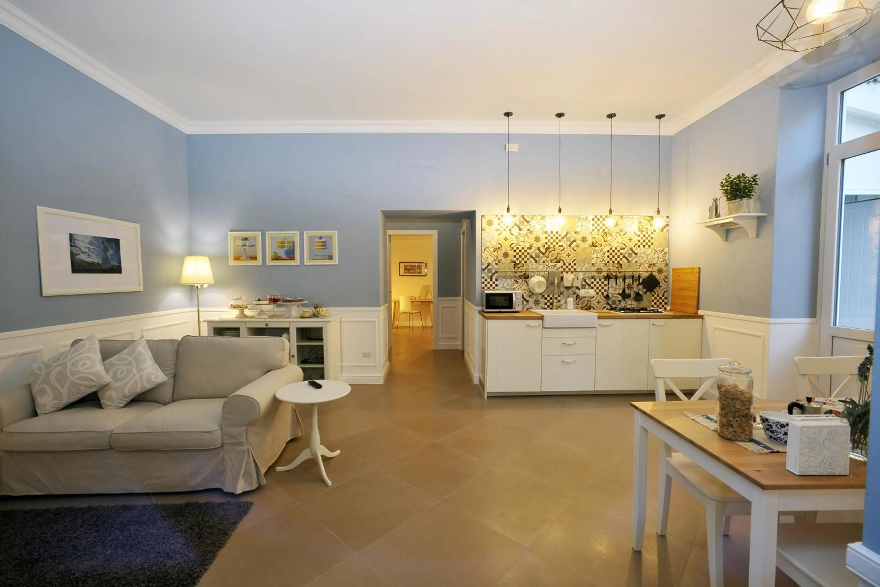 Communal kitchen in A Due Passi B&B