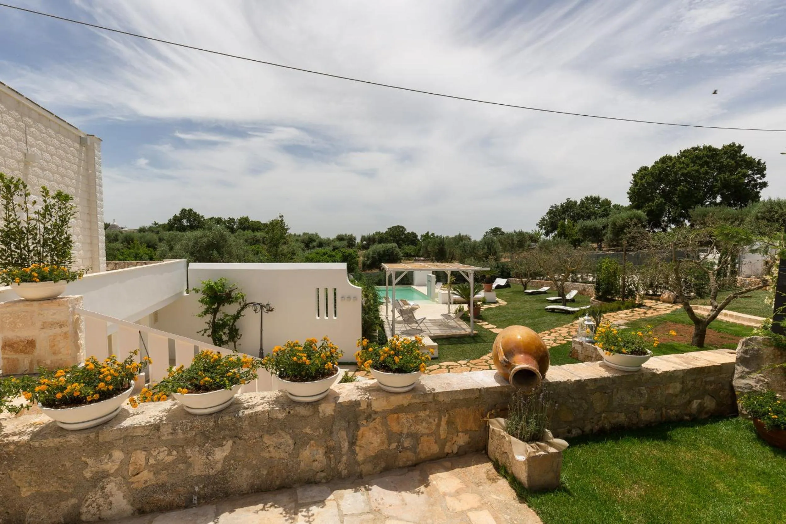 Garden in Dimora San Quirico - bed e breakfast - Cisternino