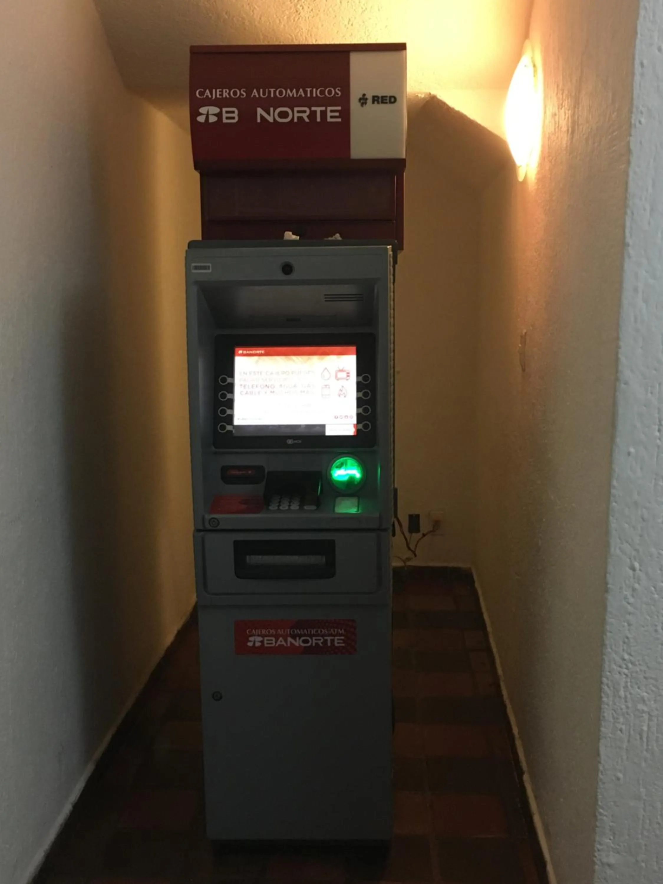 ATM in Tropical apartment