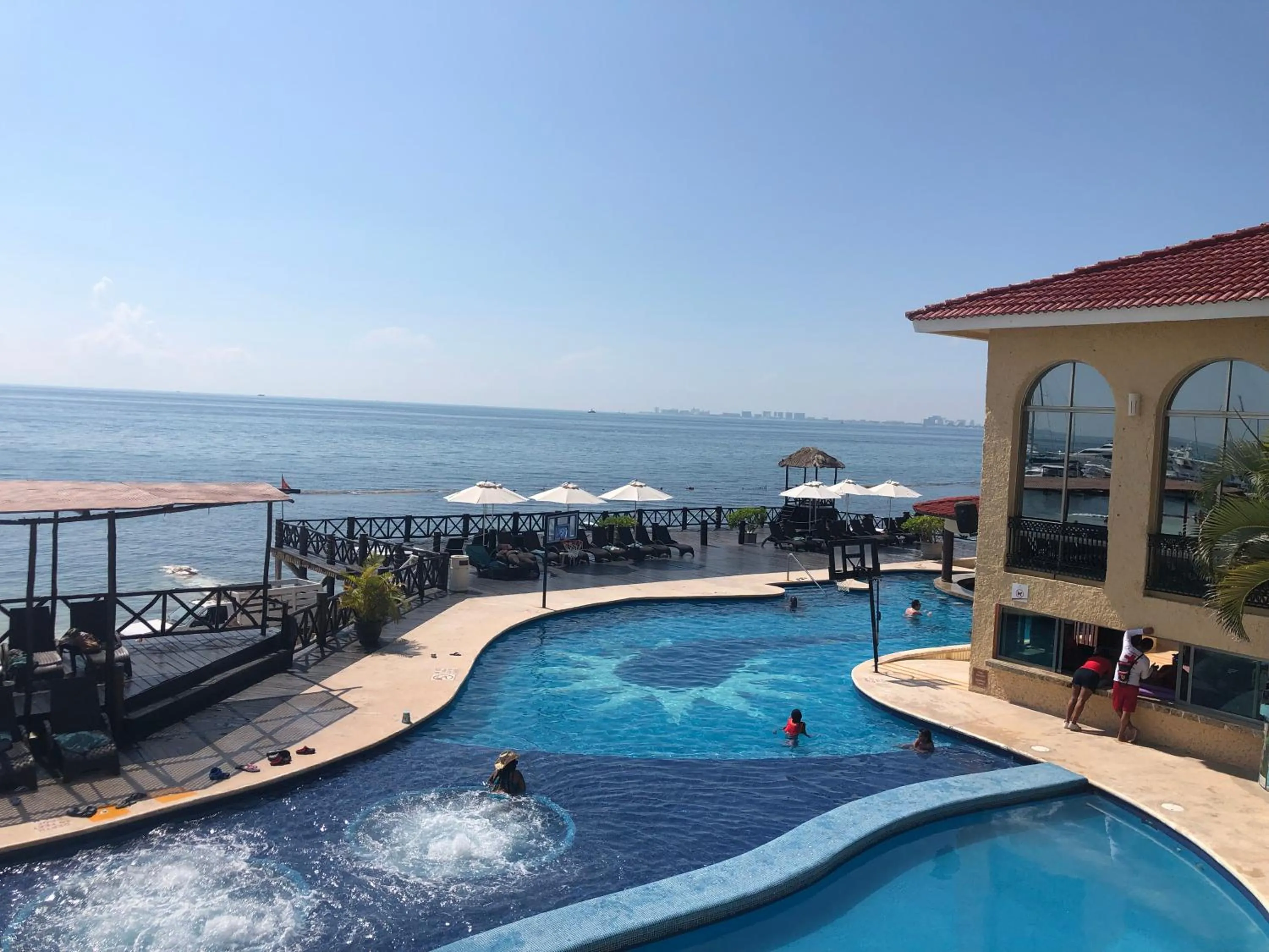 Swimming pool in Tropical apartment