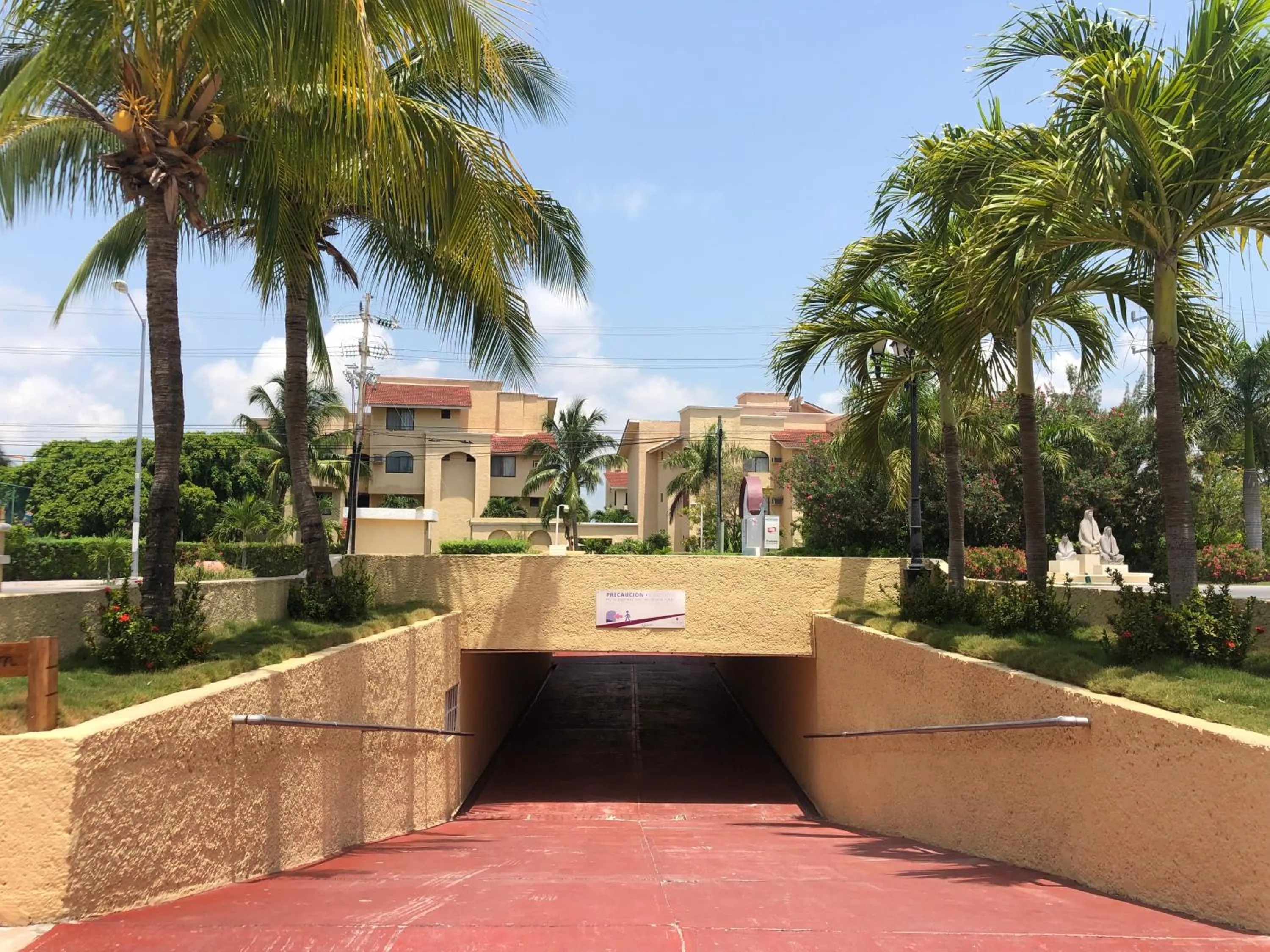 Bird's eye view in Tropical apartment