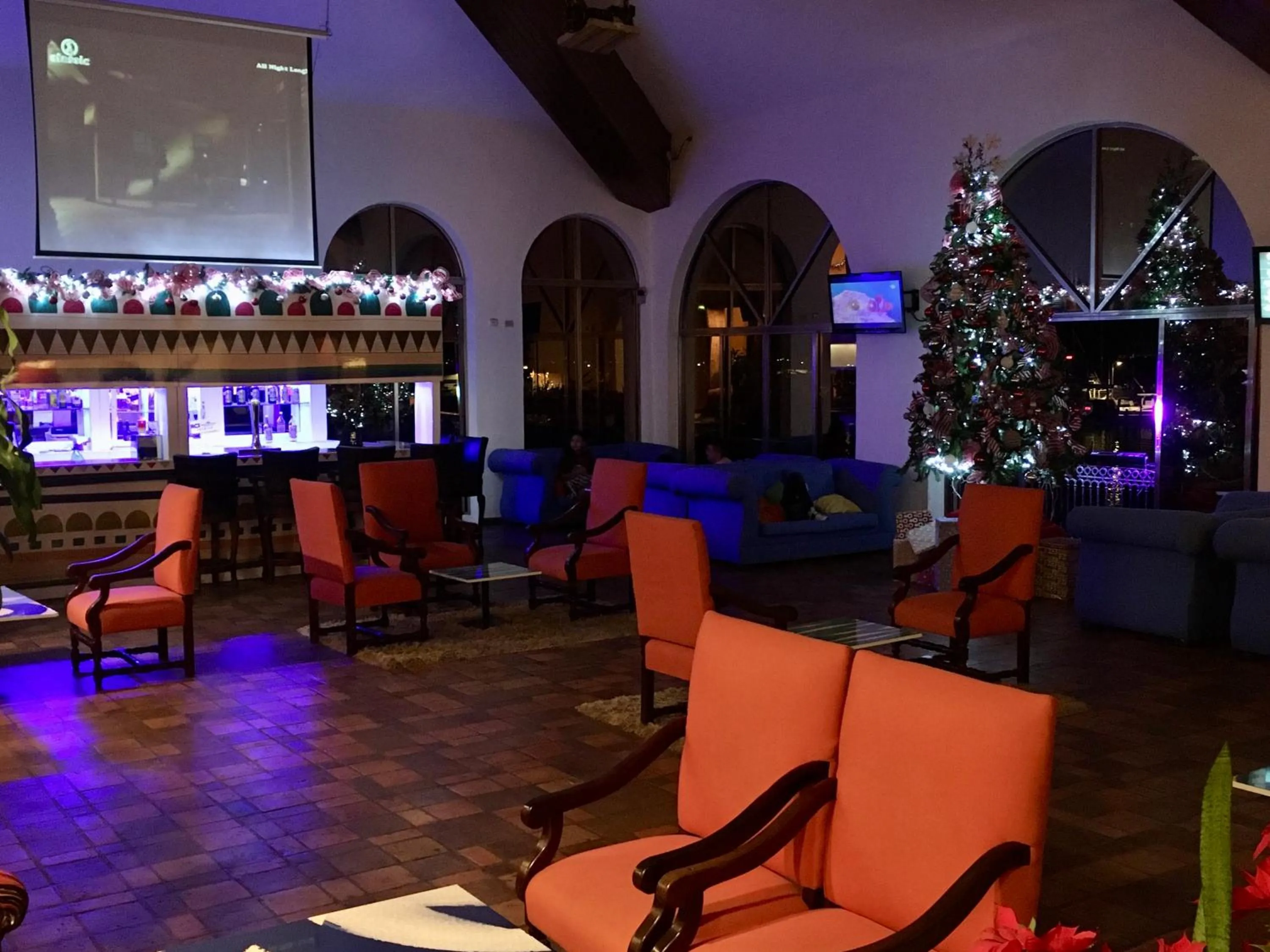 Lounge or bar in Tropical apartment