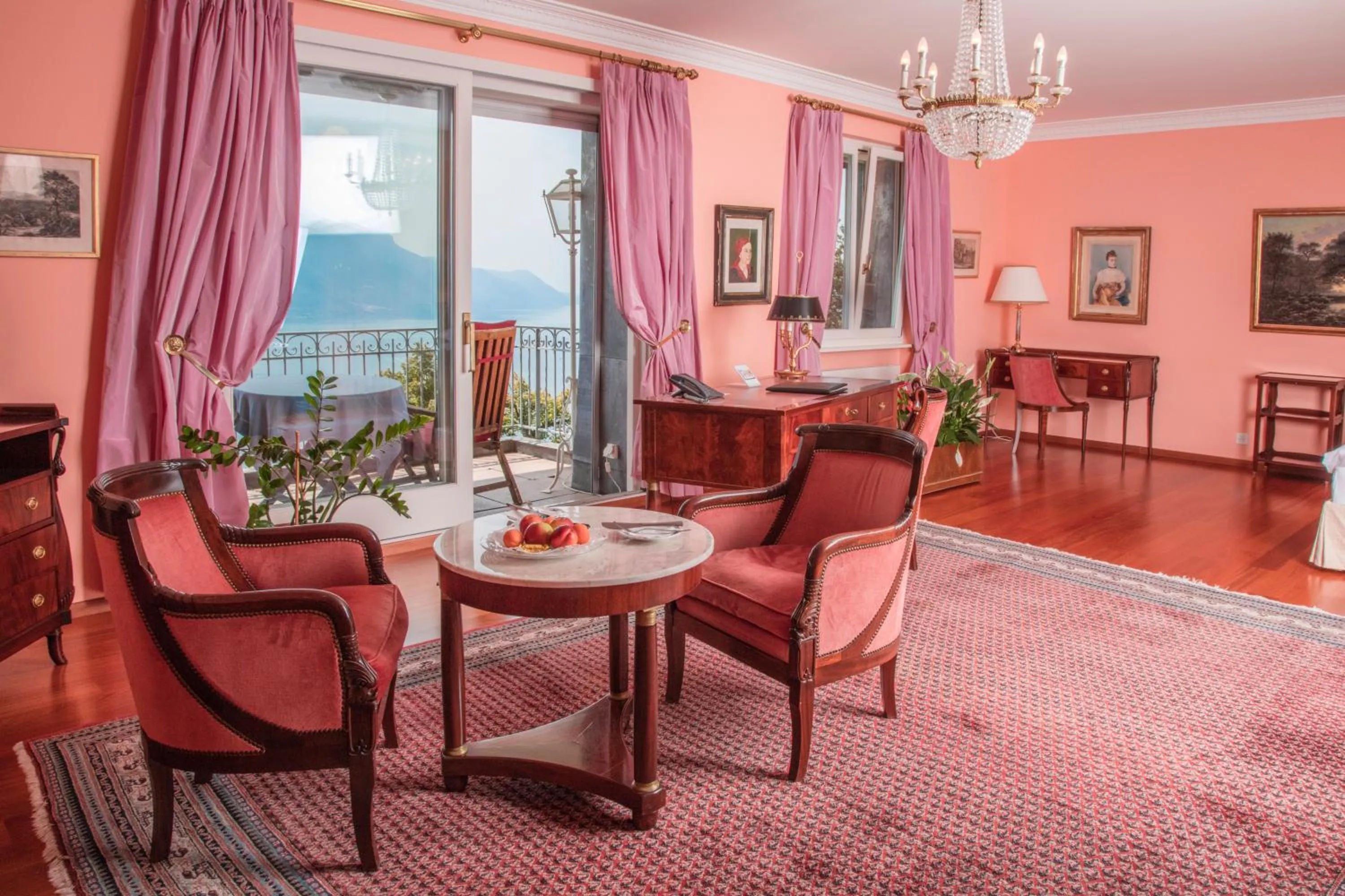 Living room in Hotel Victoria Glion