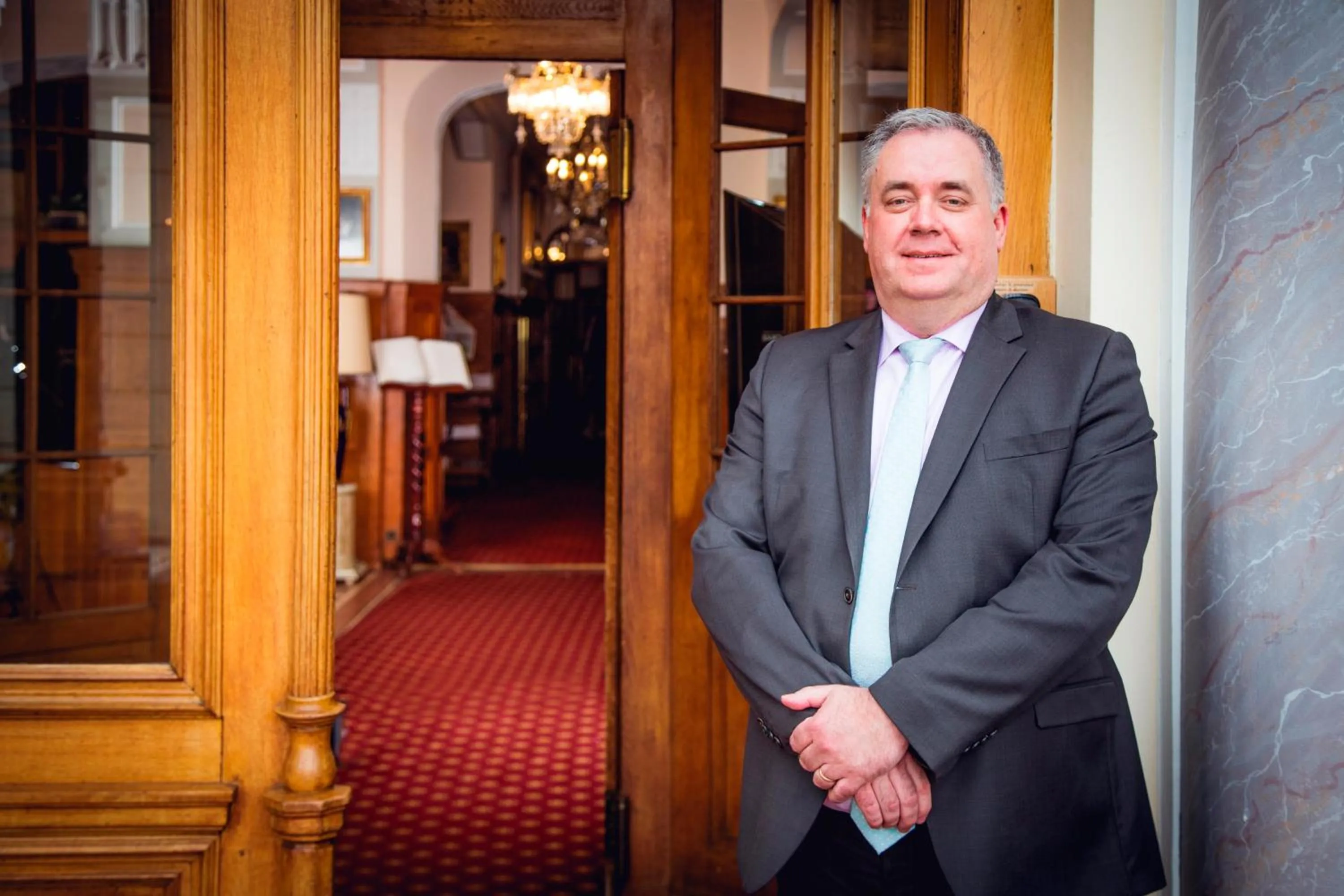 group of guests in Hotel Victoria Glion